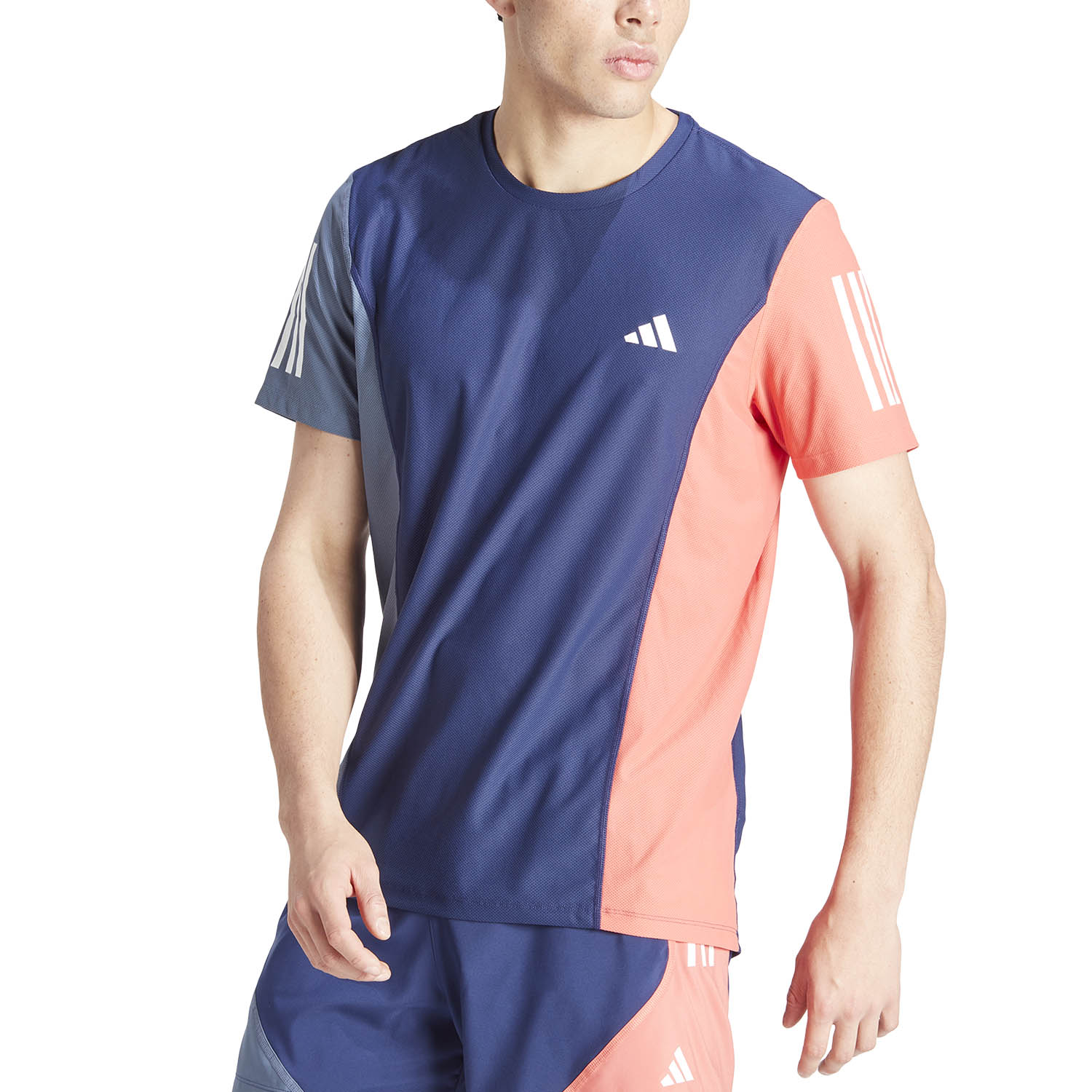 Dark blue adidas shirt top