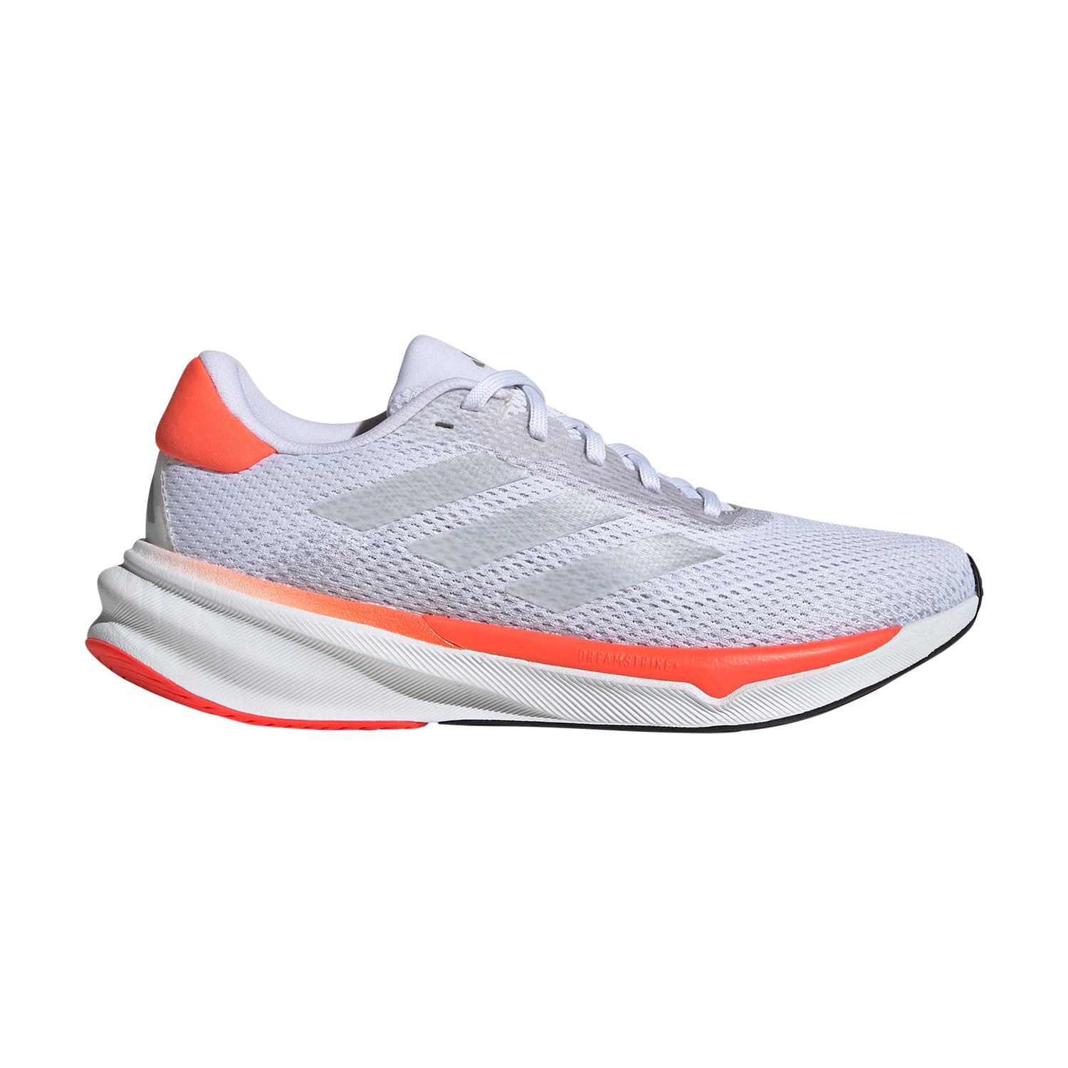 adidas Supernova Stride - Cloud White/Silver Metallic/Solar Red