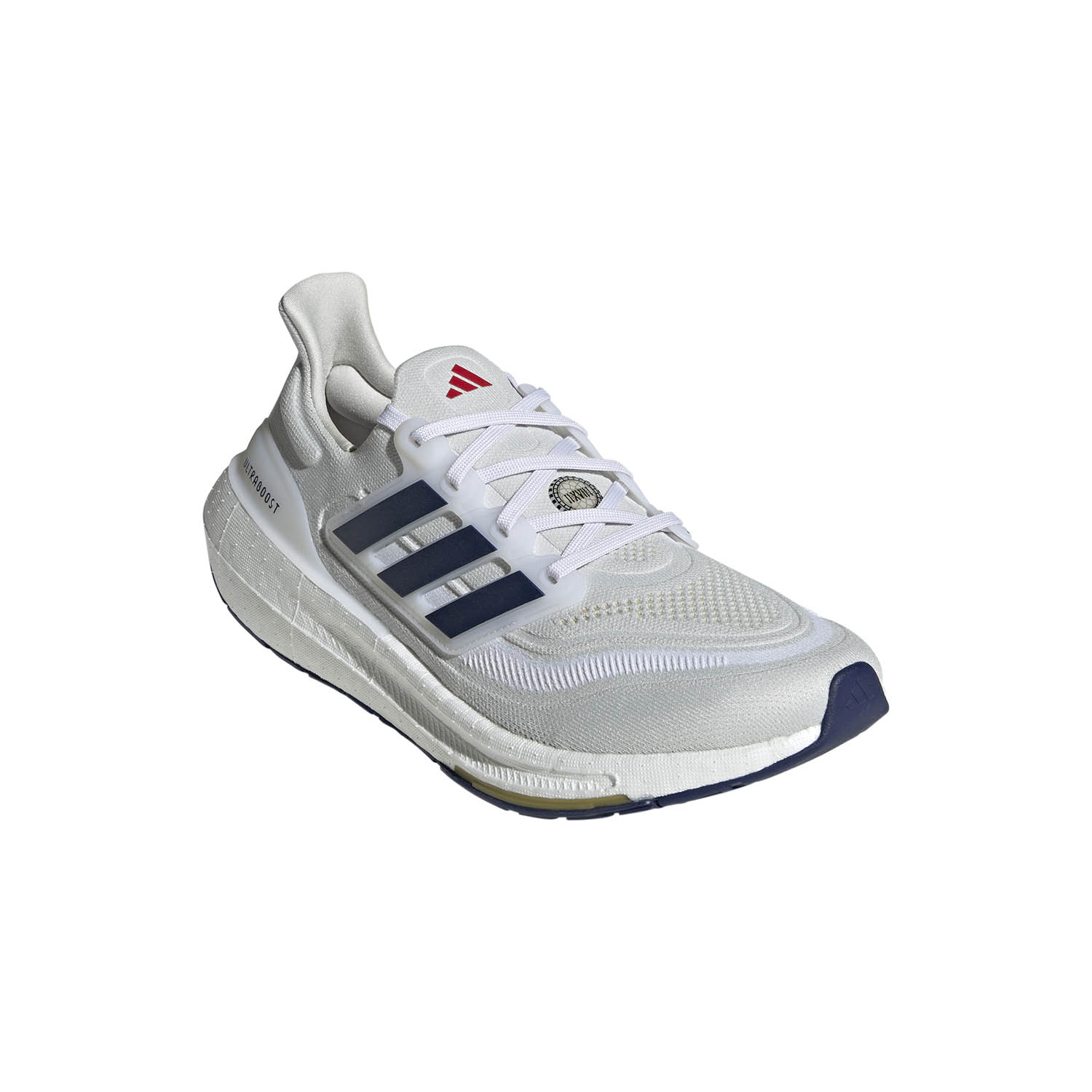 adidas Ultraboost Light - Crystal White/Dark Blue/Gold Metallic