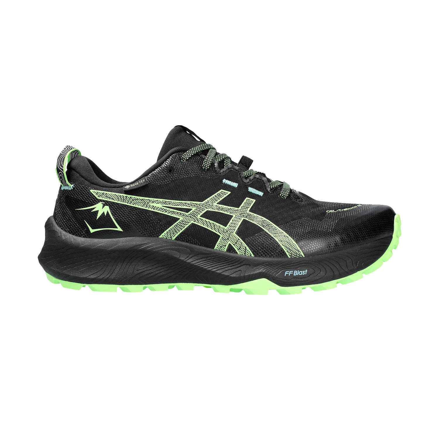 Asics Gel Trabuco 12 GTX - Black/Illuminate Green