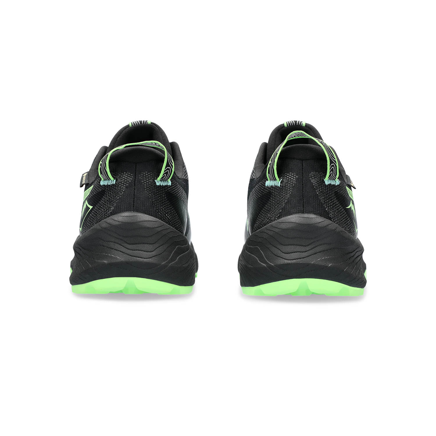 Black and deals green running shoes