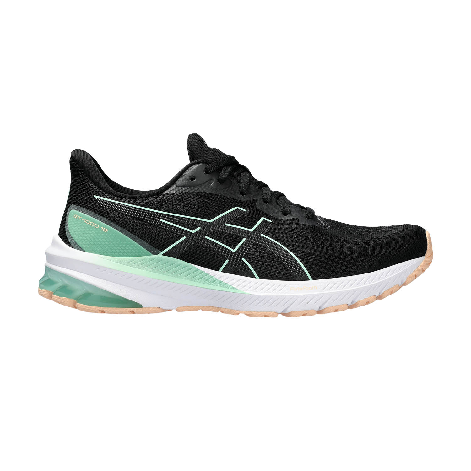 Asics GT 1000 12 - Black/Mint Tint