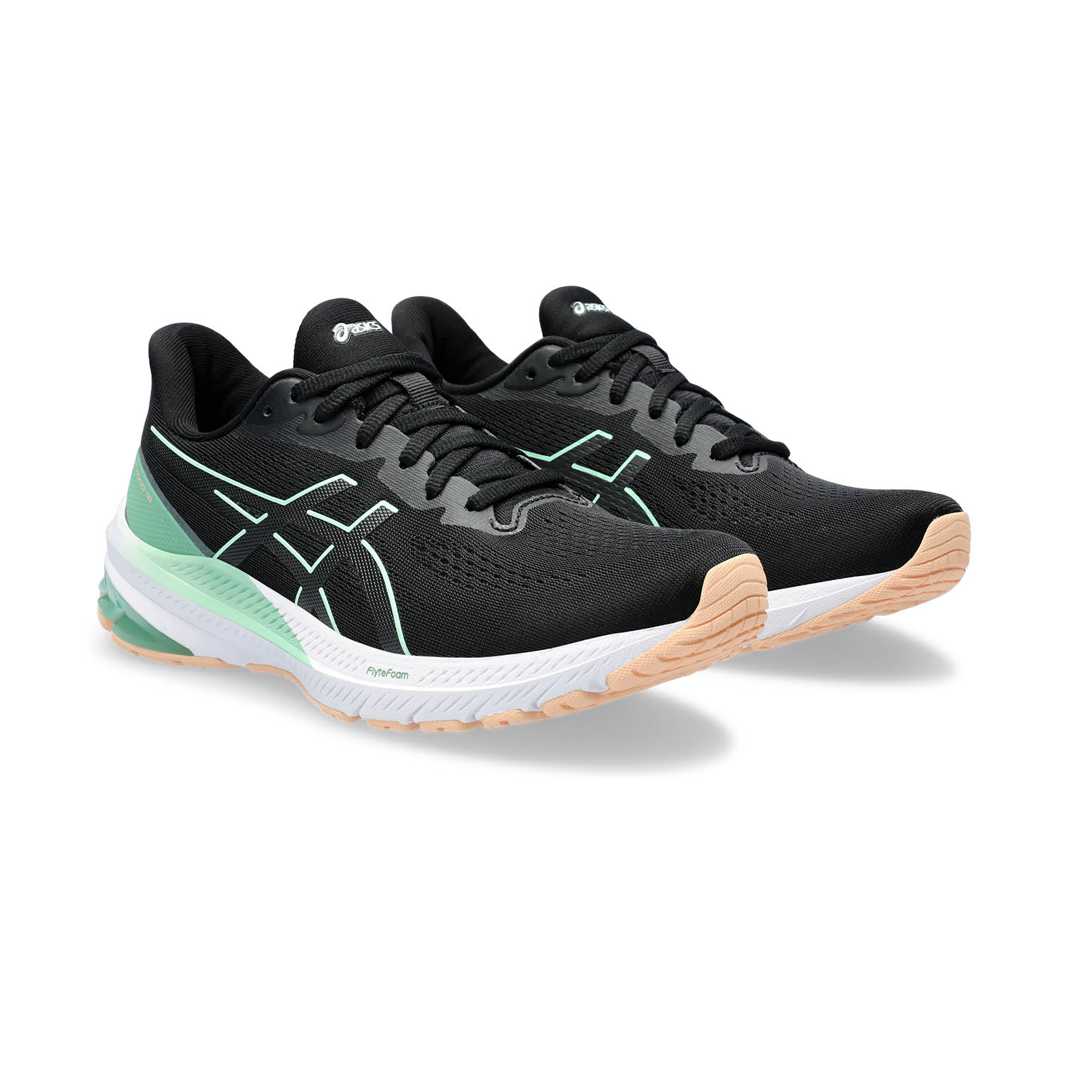 Asics GT 1000 12 - Black/Mint Tint