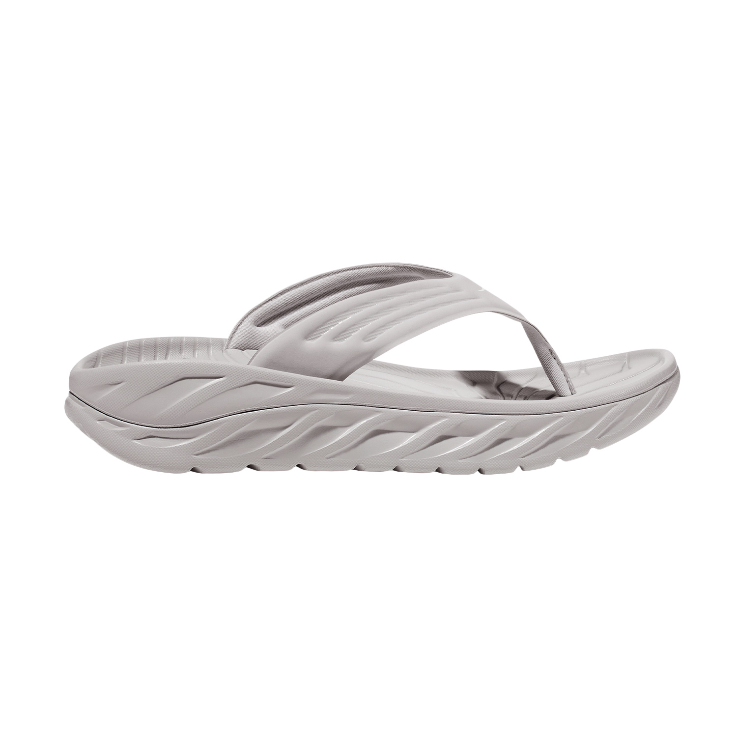 Hoka Ora Recovery Flip - Lunar Rock/White