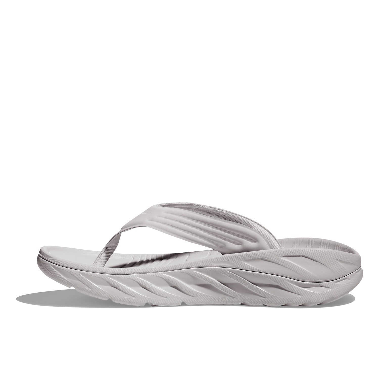 Hoka Ora Recovery Flip - Lunar Rock/White