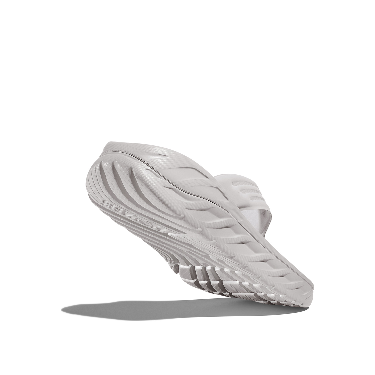 Hoka Ora Recovery Flip - Lunar Rock/White