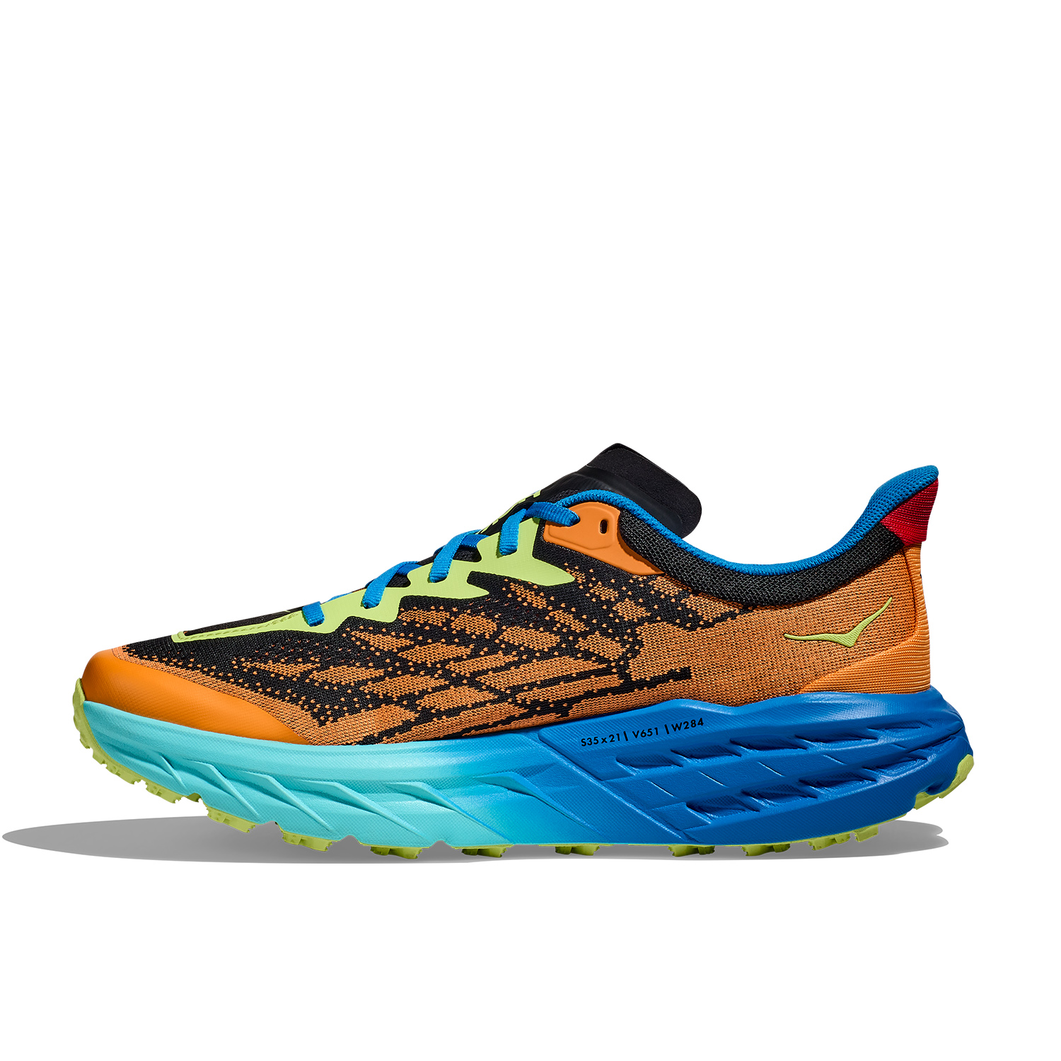 Hoka Speedgoat 5 - Solar Flare/Diva Blue