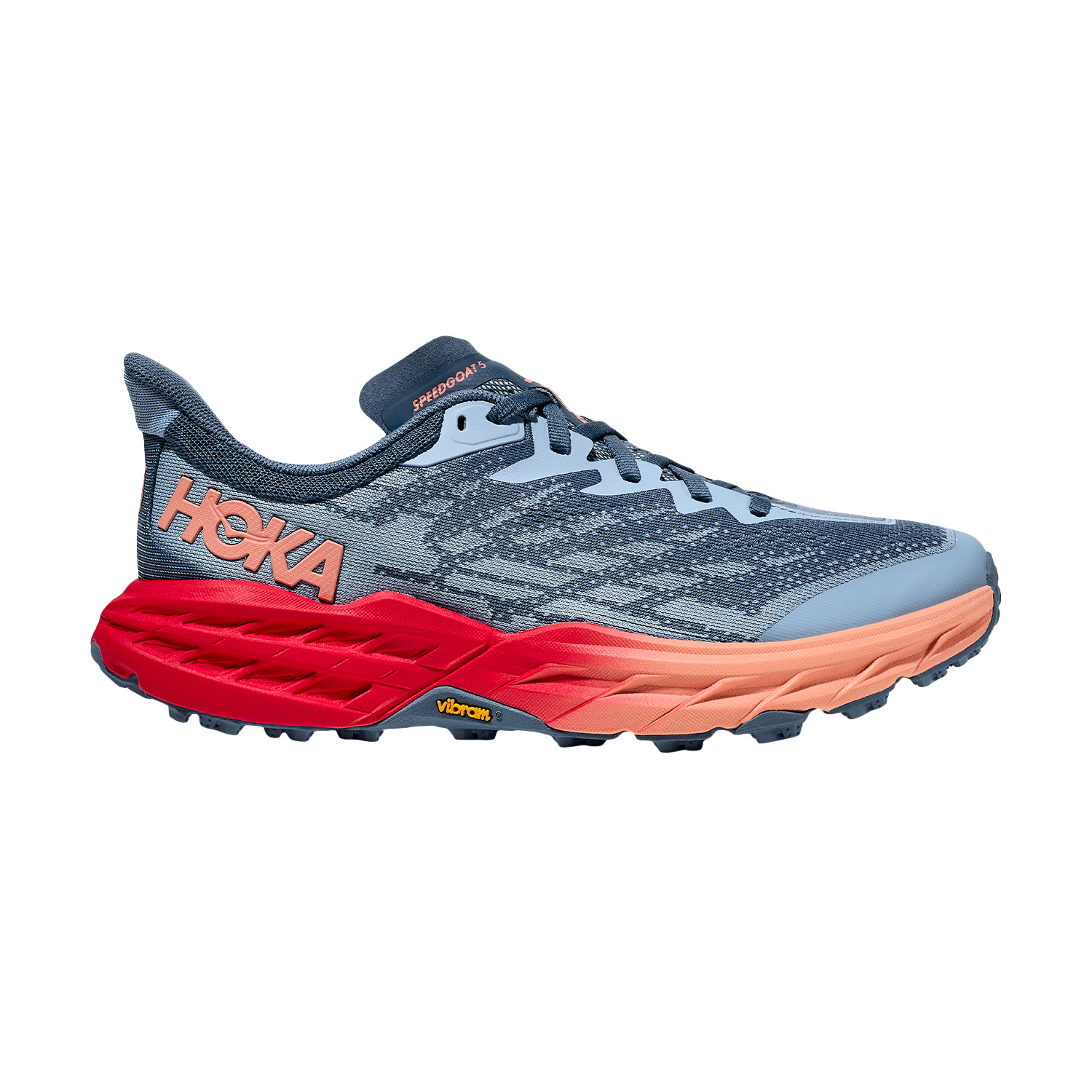 Hoka Speedgoat 5 - Real Teal/Papaya