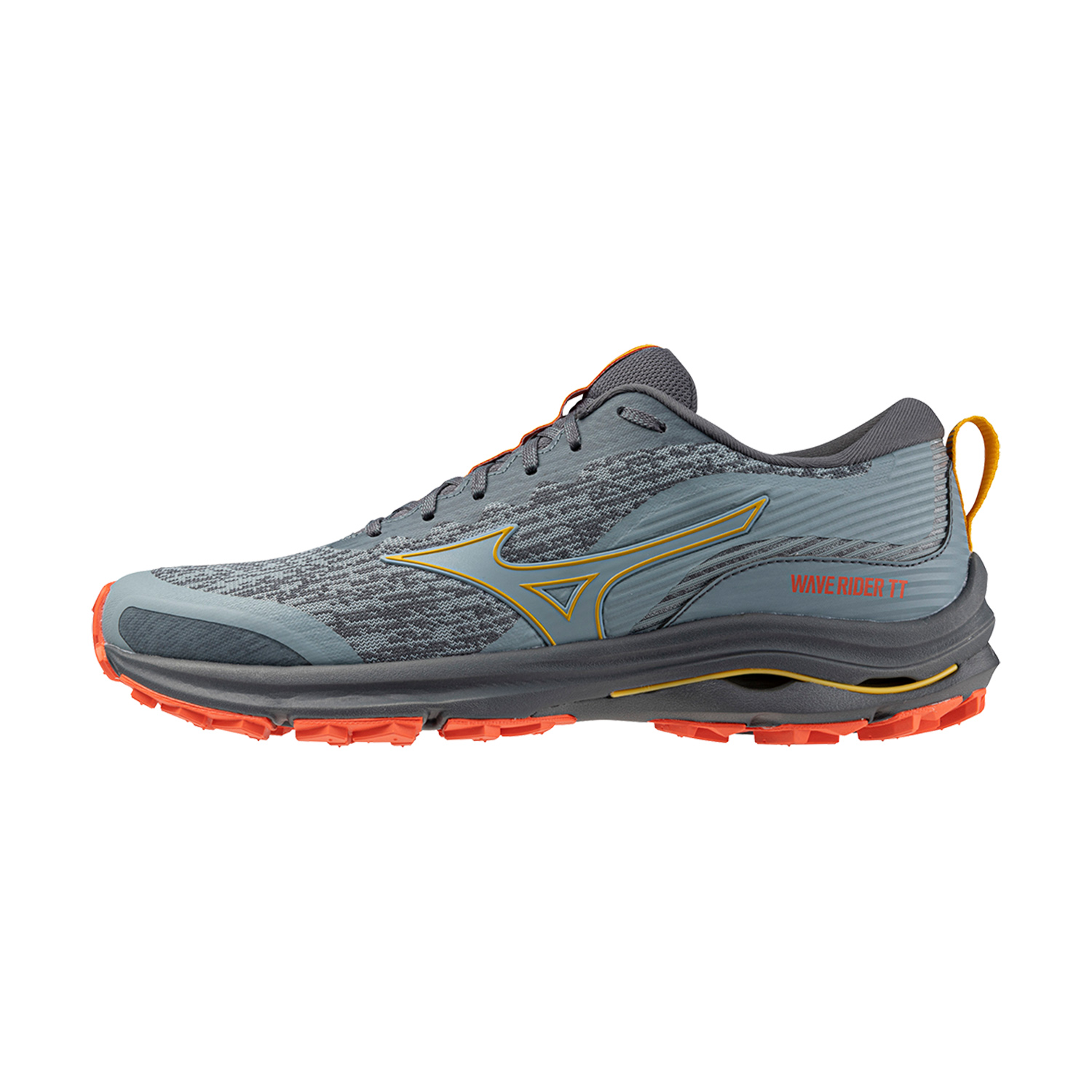 Mizuno Wave Rider TT - Lead/Citrus/Hot Coral