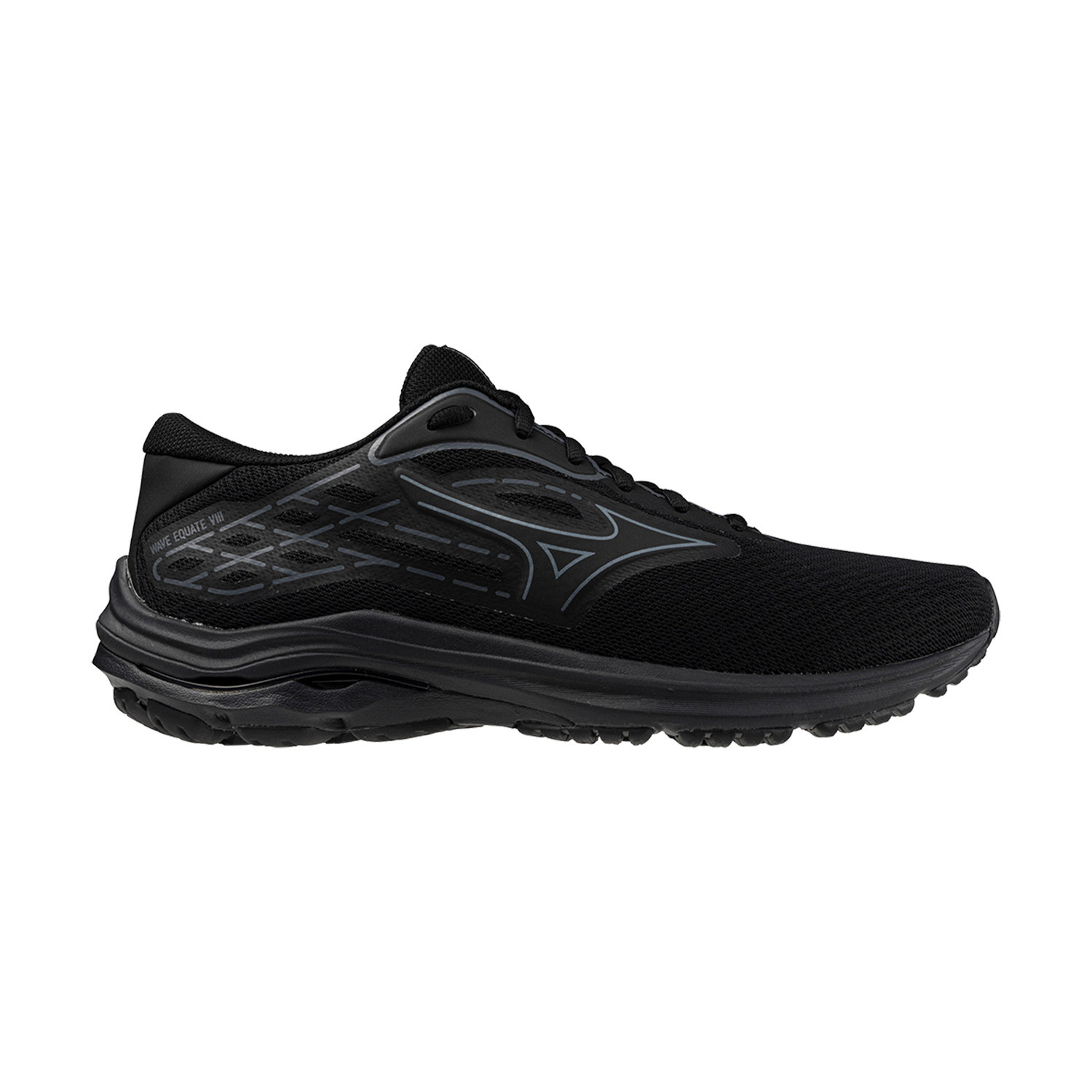 Mizuno Wave Equate 8 - Black/Metallic Gray