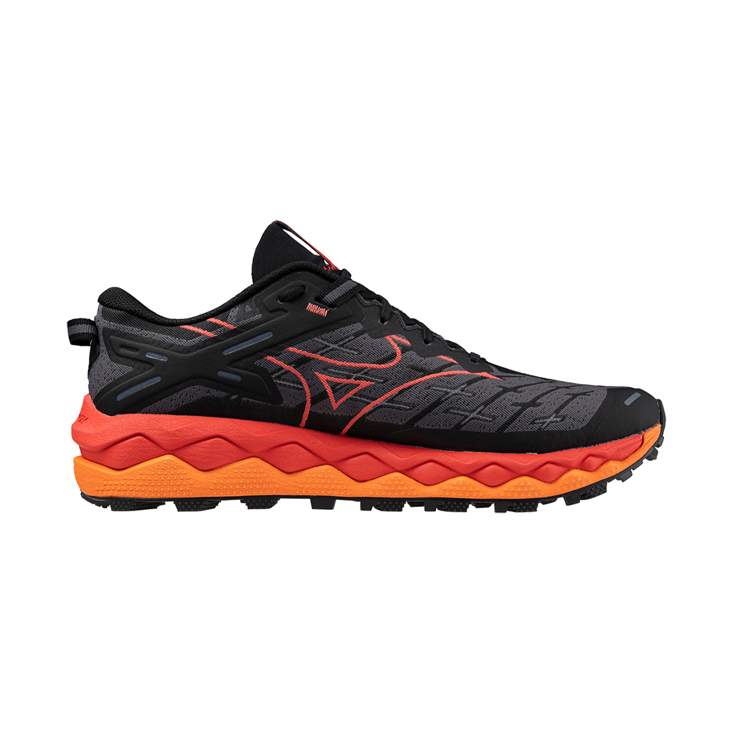 Mizuno Wave Mujin 10 - Black/Cayenne/Nasturtium