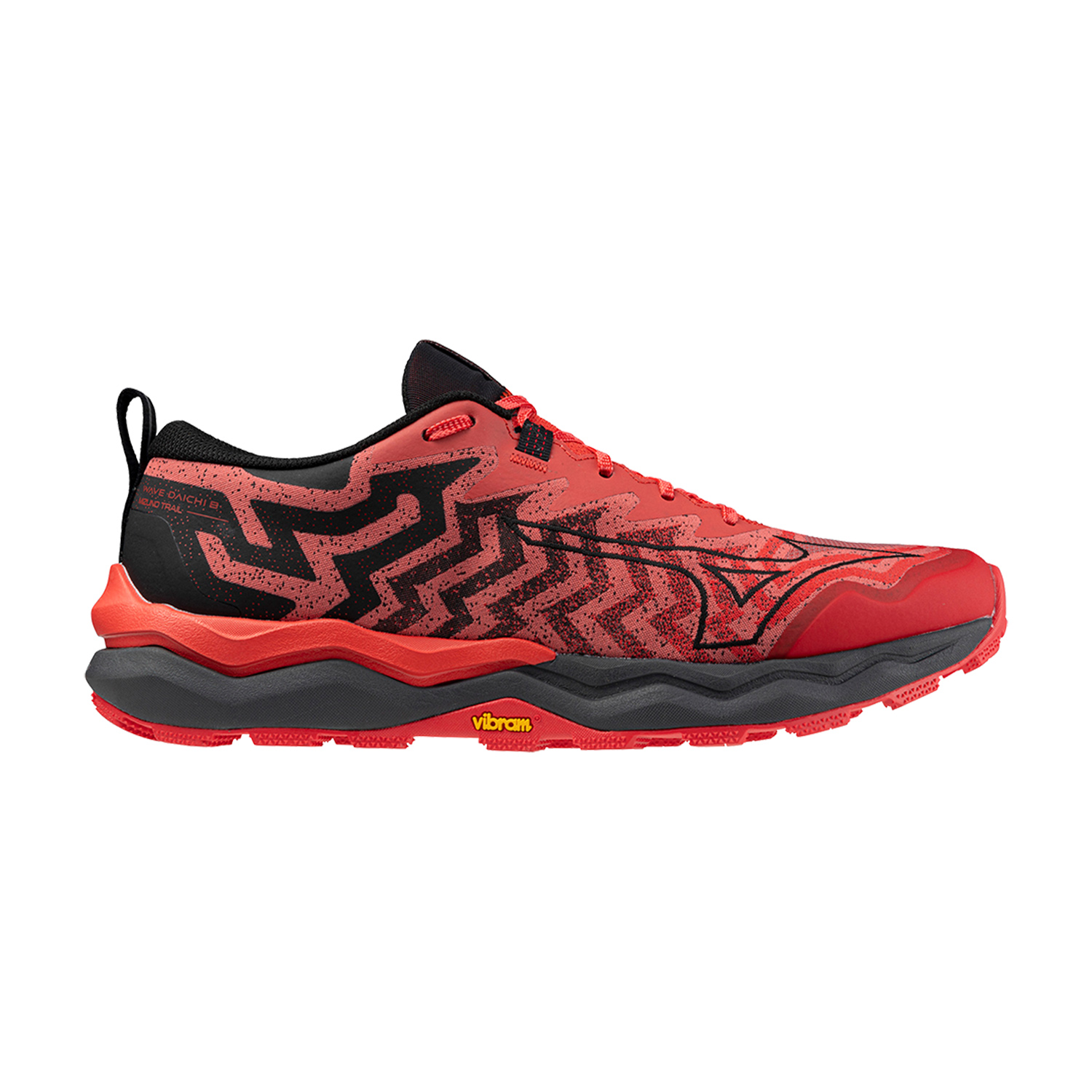 Mizuno Wave Daichi 8 Cayenne Black High Risk Red