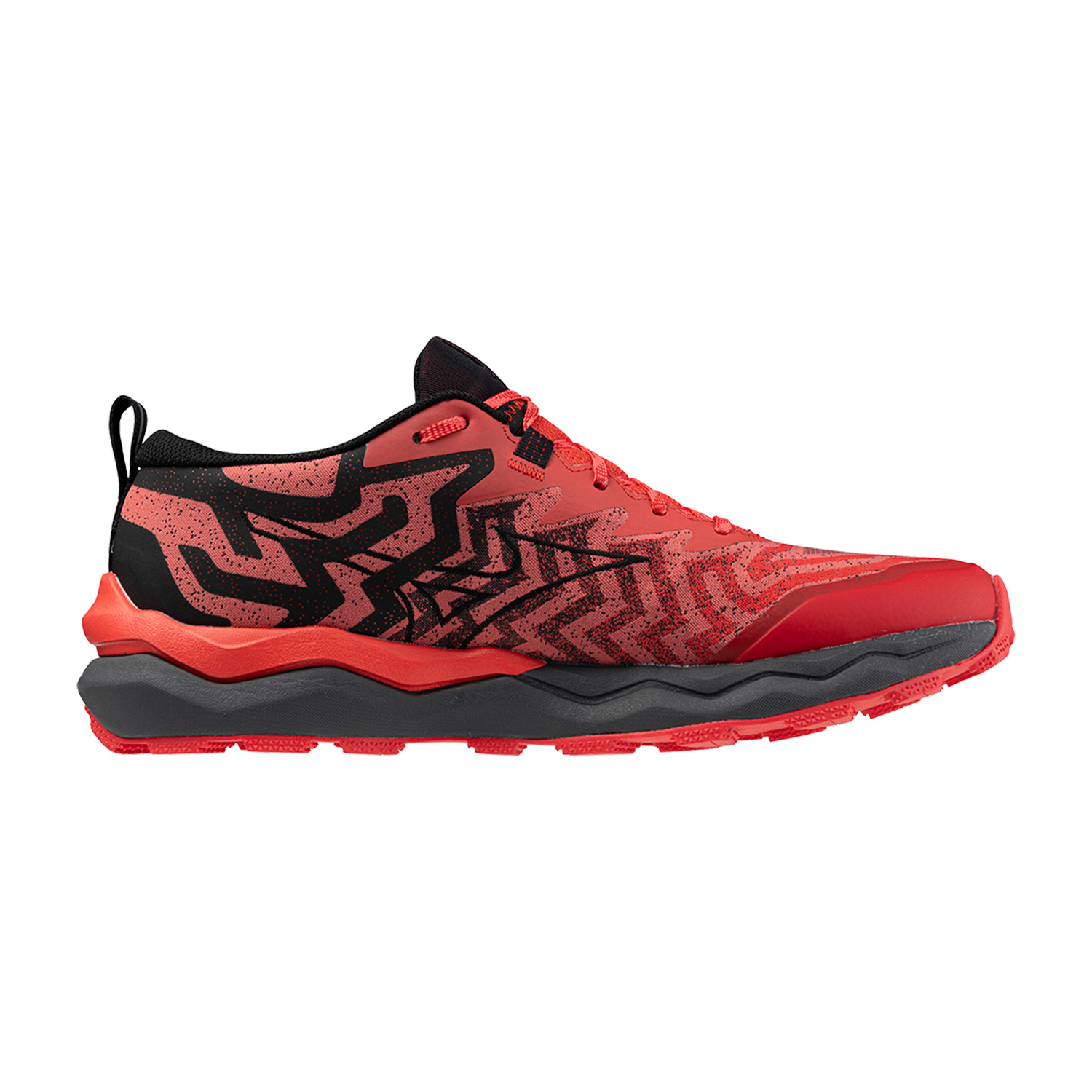 Mizuno Wave Daichi 8 - Cayenne/Black/High Risk Red