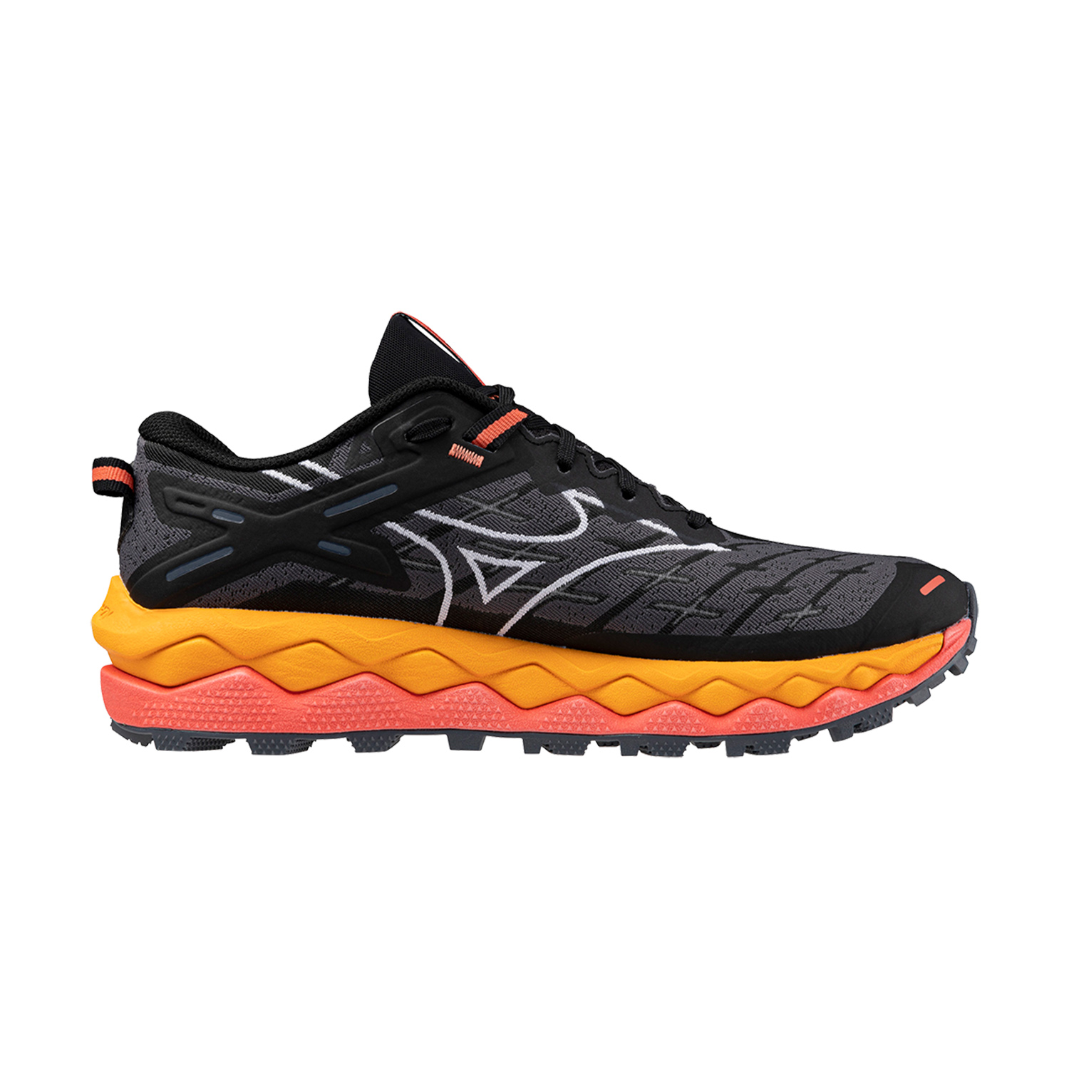 Mizuno Wave Mujin 10 - Black/White/Hot Coral