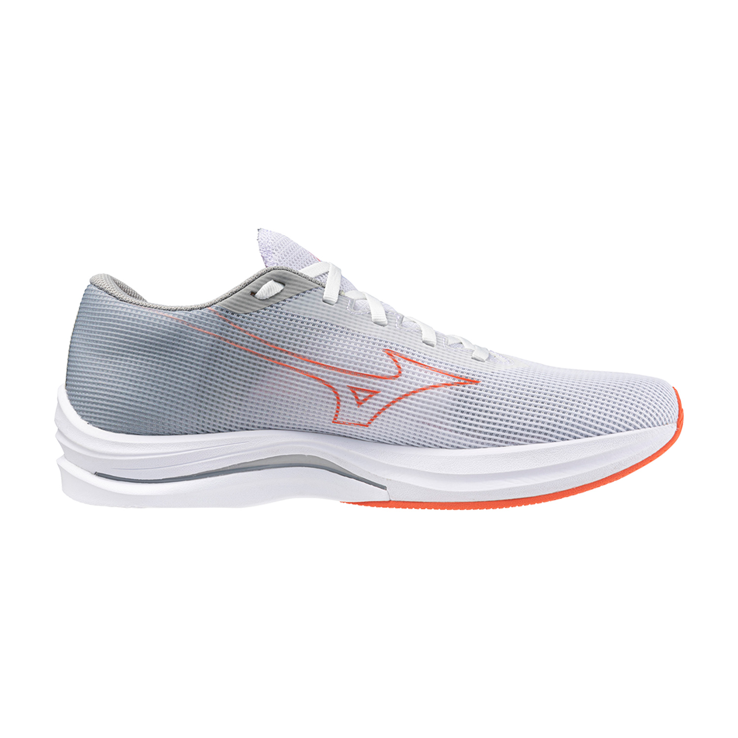 Mizuno Wave Rebellion Sonic 2 - White/Hot Coral/Harbor Mist