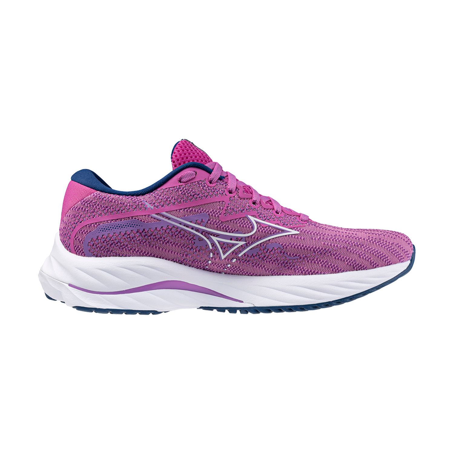 Mizuno Wave Rider 27 - Rosebud/White/Navy Peon