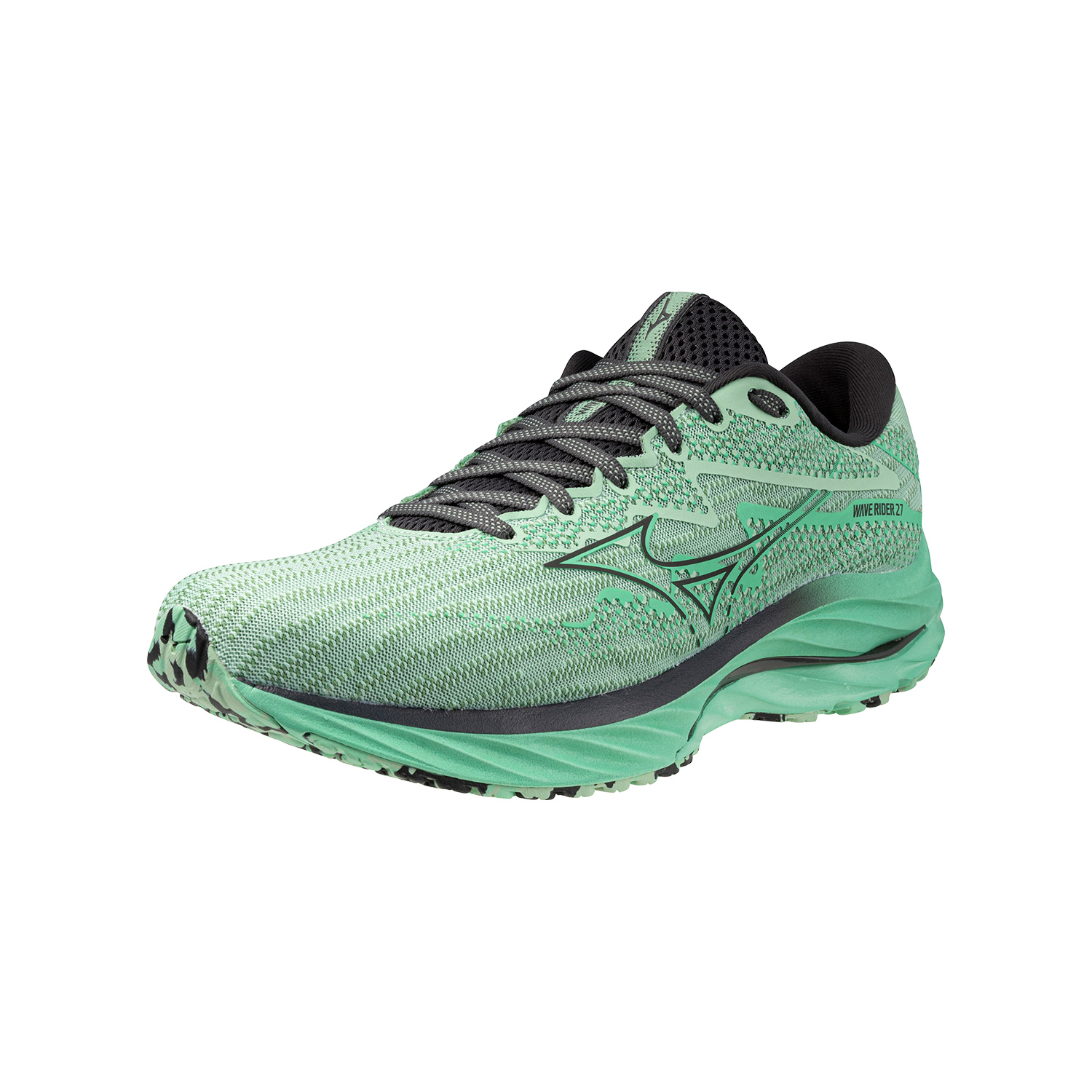 Mizuno Wave Rider 27 - Grayed Jade/Black Oyster/Jade Cream