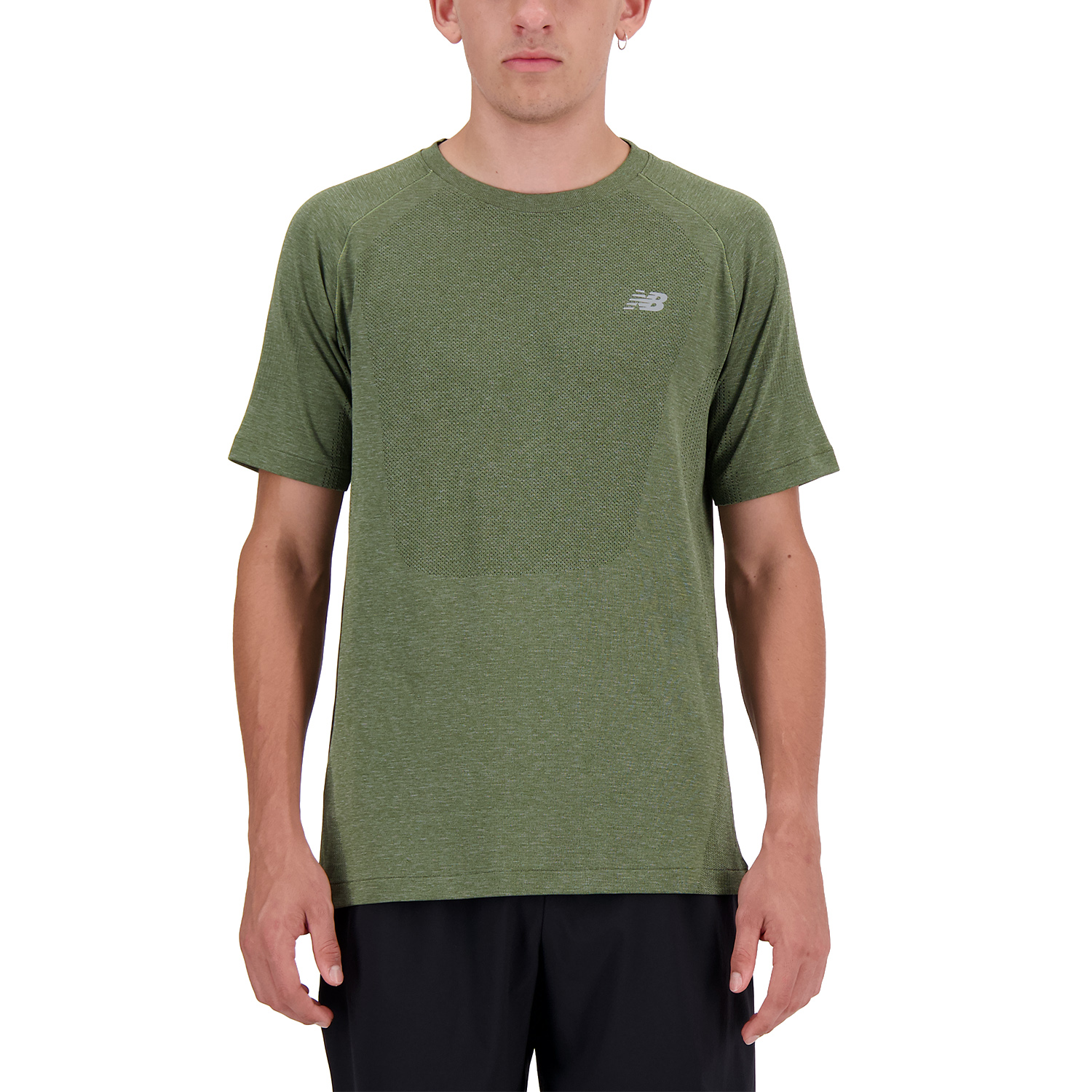 New Balance Athletics Logo T-Shirt - Dark Olivine