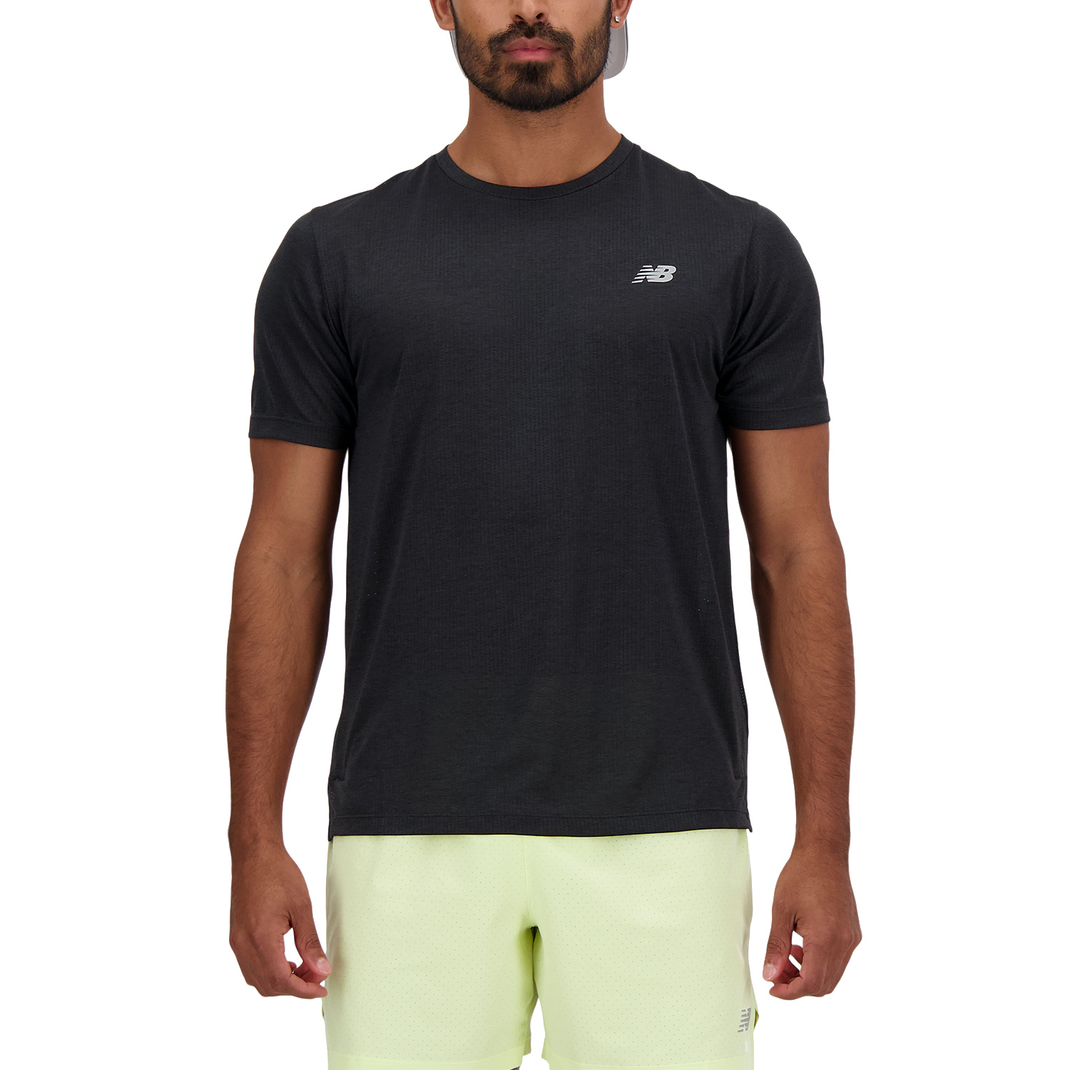 New Balance Athletics Run Camiseta - Black