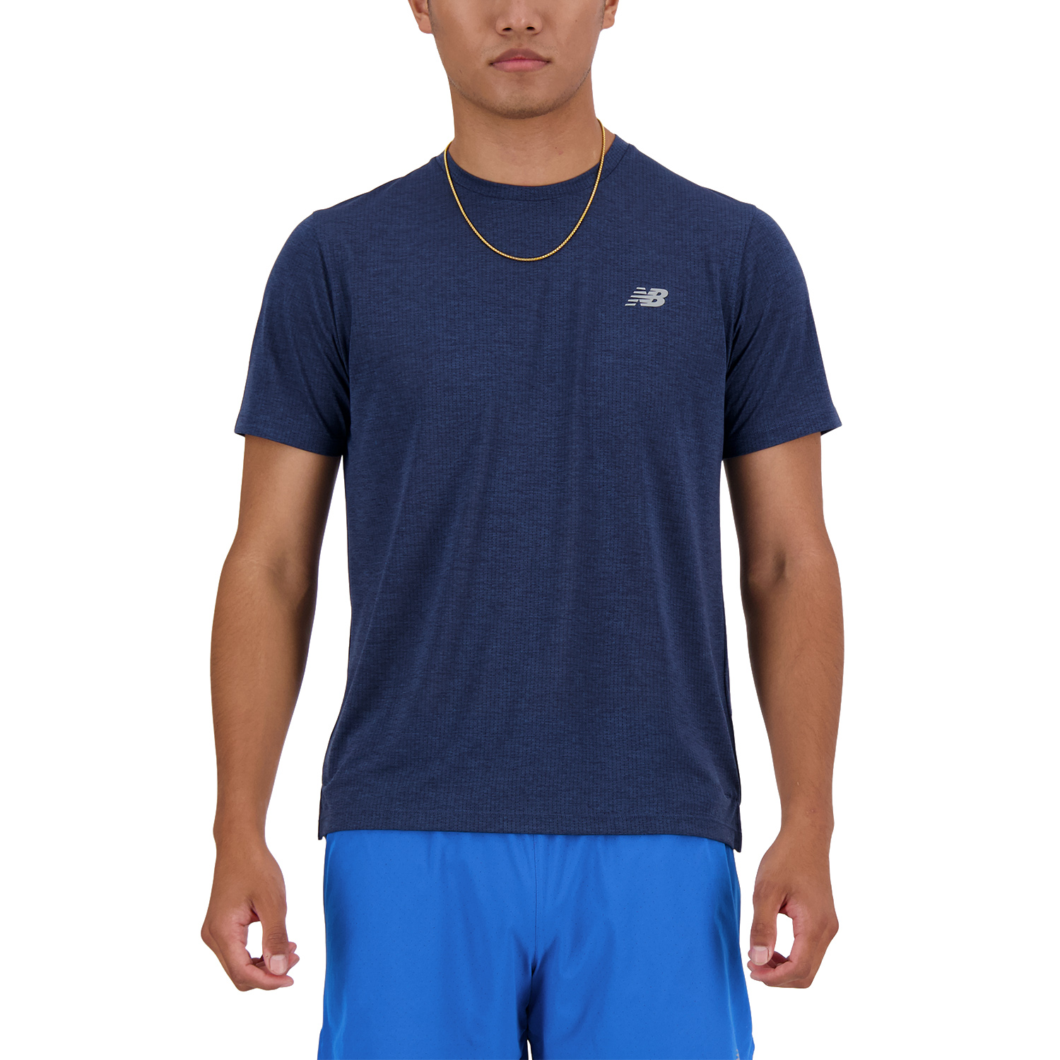 New Balance Athletics Run Camiseta - NB Navy Heather