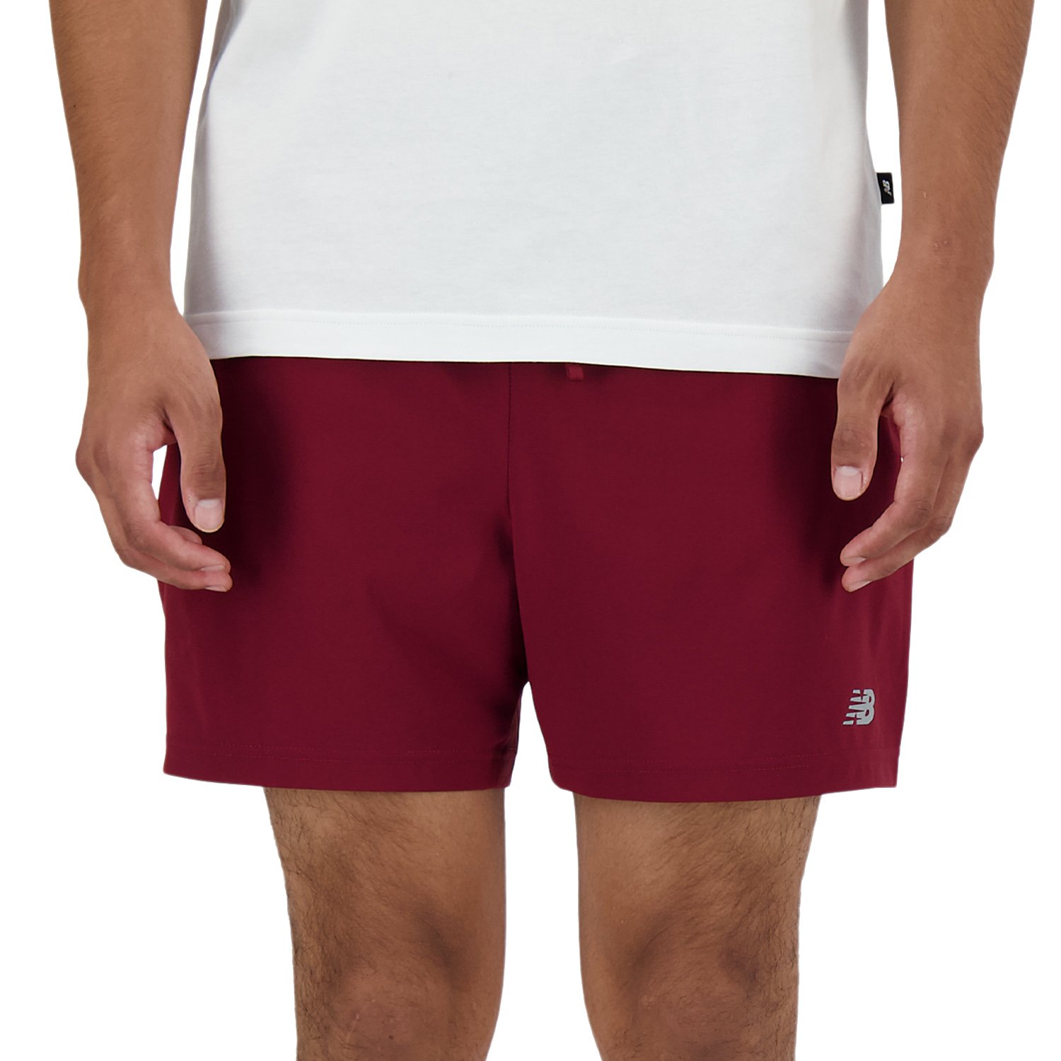 New Balance Performance 5in Shorts - Mineral Red