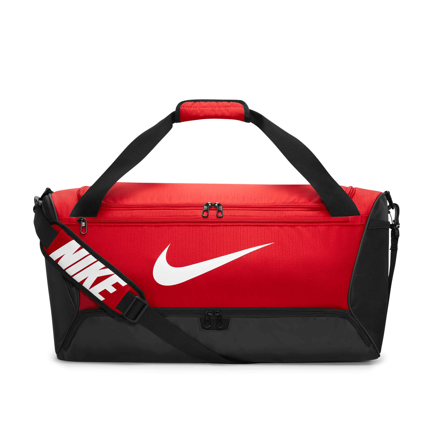 Nike Brasilia 9.5 Medium Duffle - University Red/Black/White