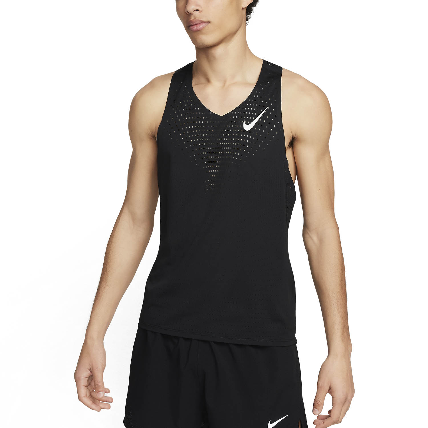 Nike Dri-FIT ADV AeroSwift Men's Running Tank - Black