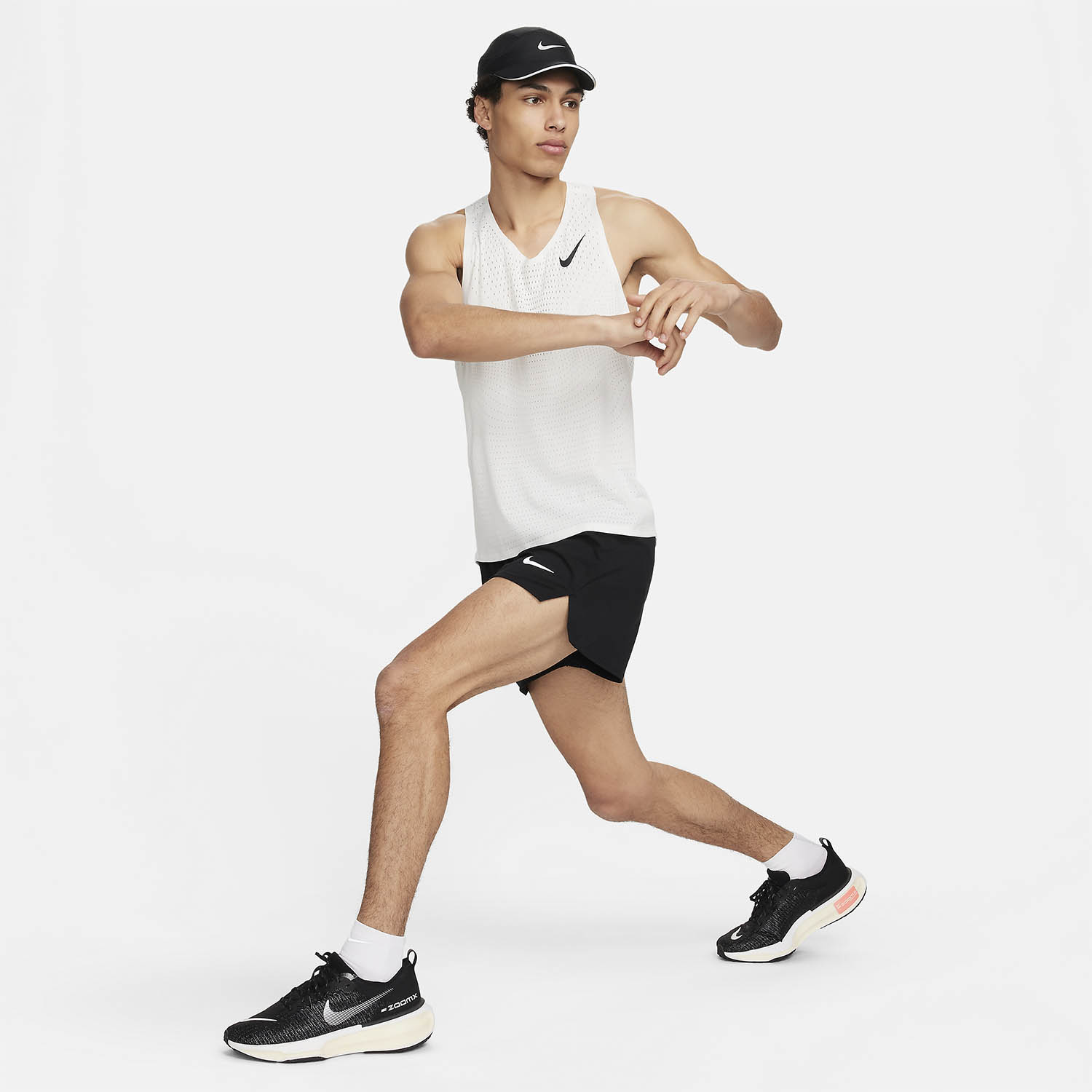 Nike Dri-FIT ADV AeroSwift Tank - Summit White/Black