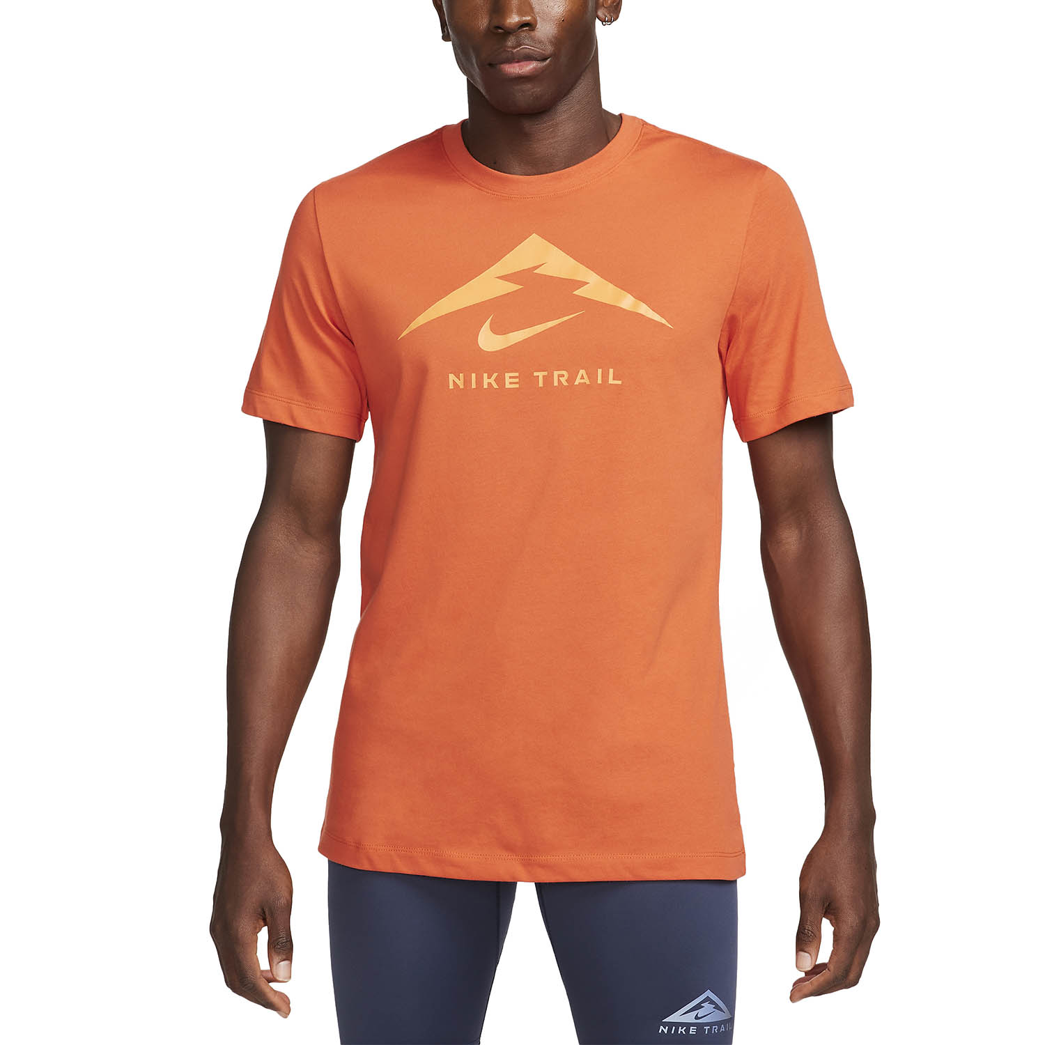 Nike Dri-FIT Trail Logo Maglietta - Cosmic Clay