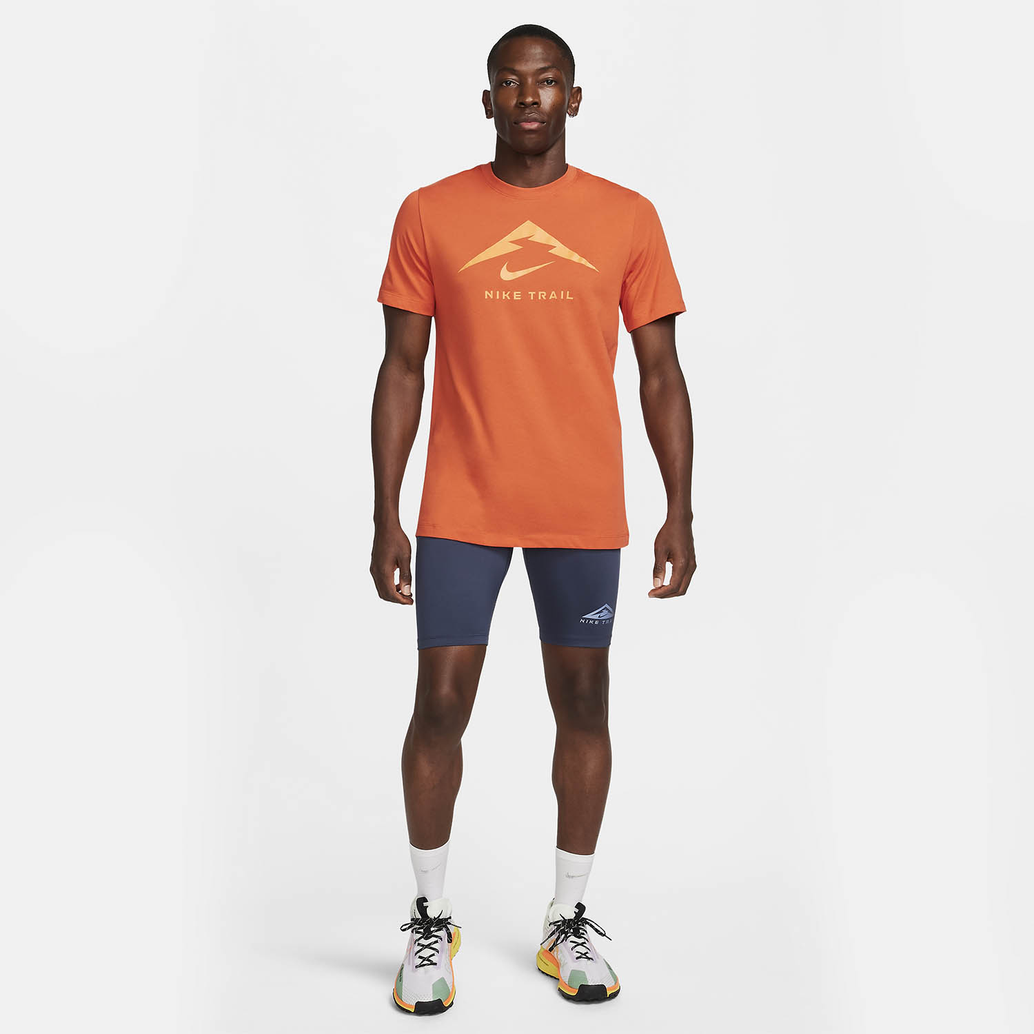 Nike Dri-FIT Trail Logo Maglietta - Cosmic Clay