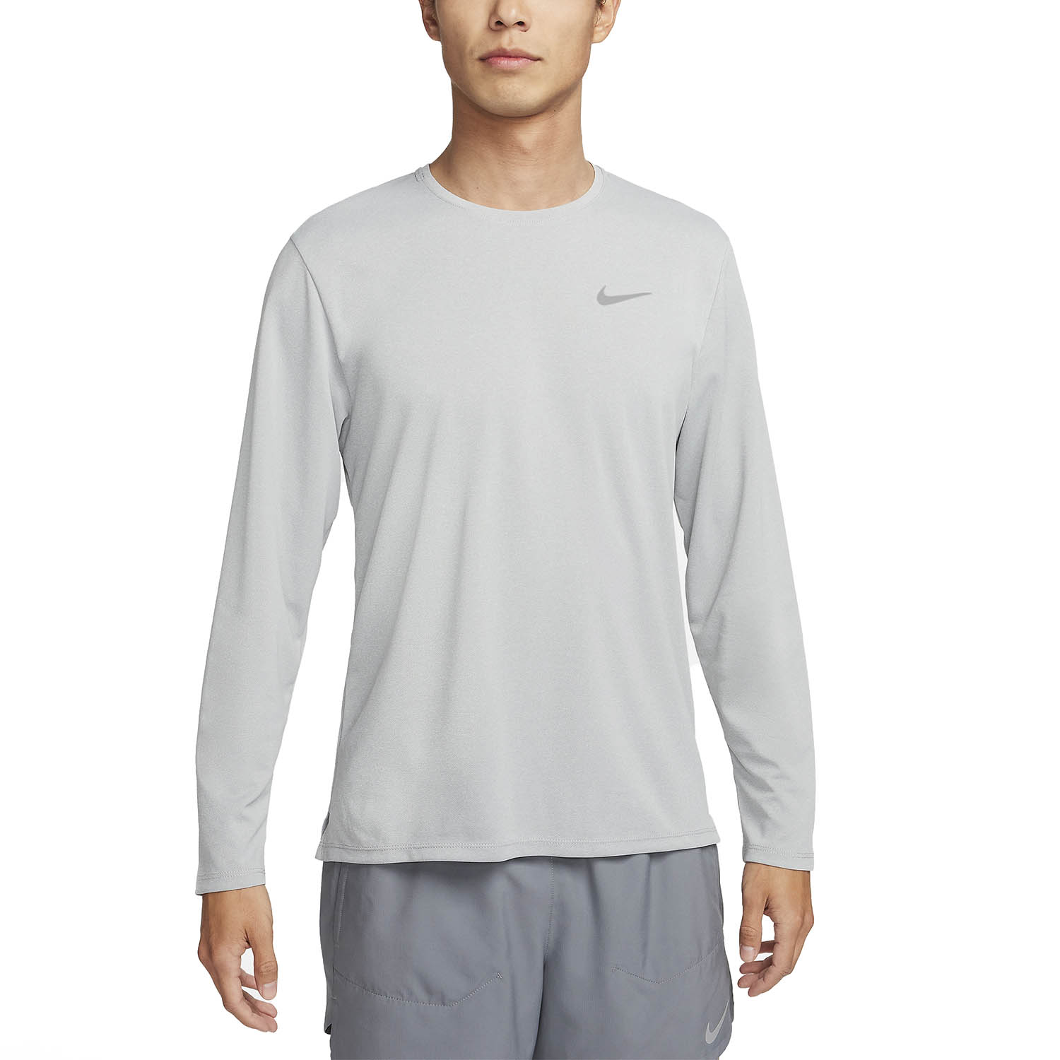 Nike Dri-FIT UV Miler Camisa - Grey Fog/Particle Grey/Reflective Silver