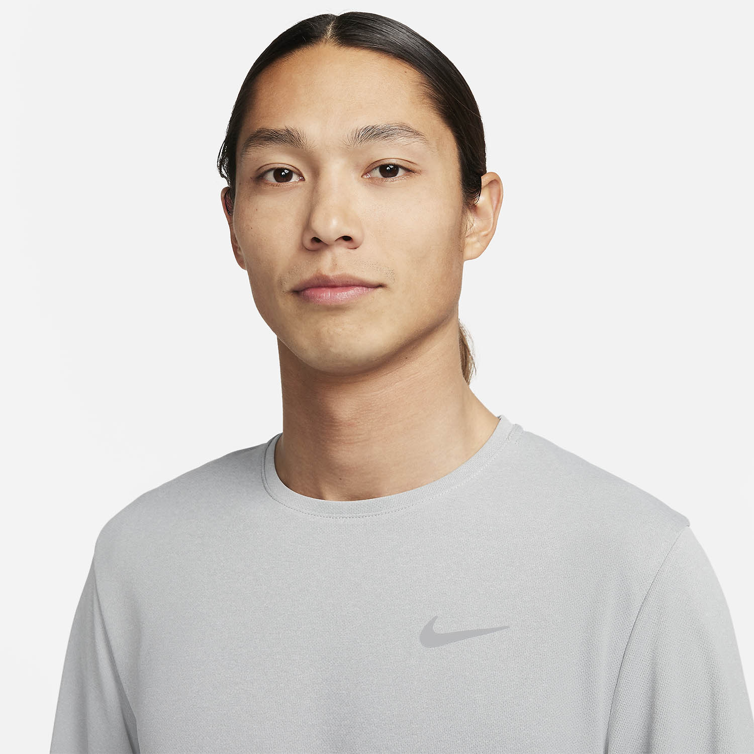 Nike Dri-FIT UV Miler Shirt - Grey Fog/Particle Grey/Reflective Silver