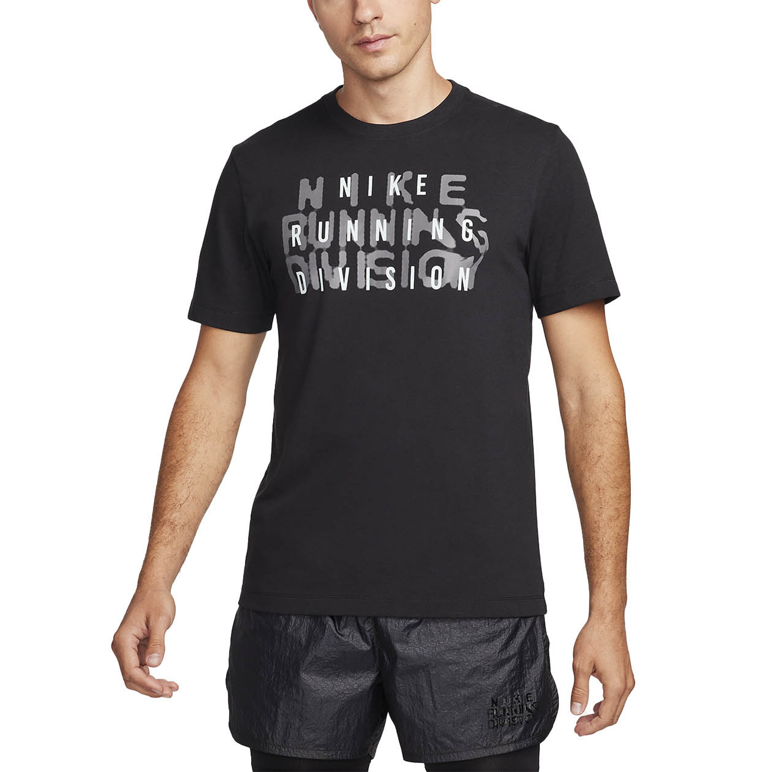 Nike Run Division Men's Running T-Shirt - Black