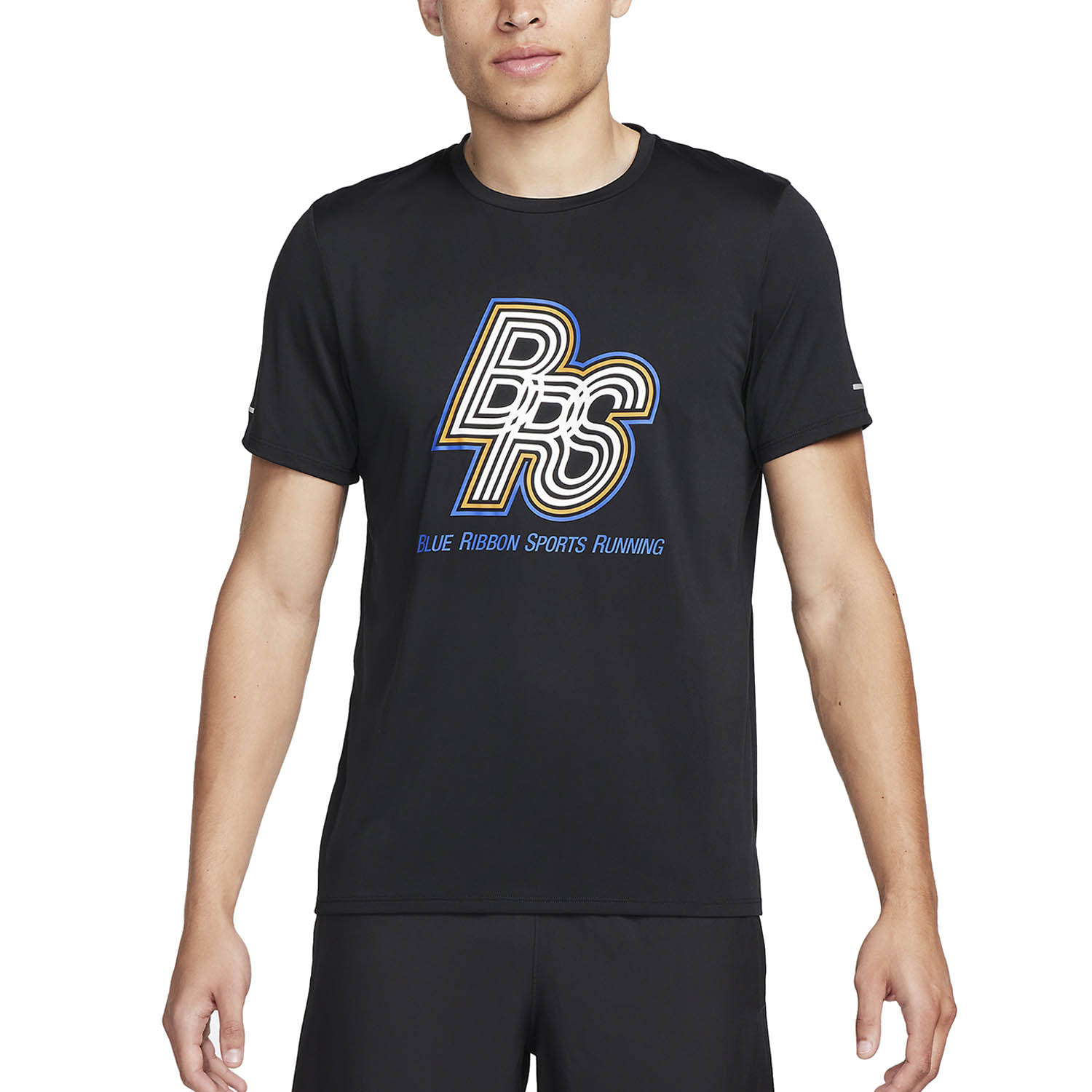 Nike Run Energy Rise 365 BRS T-Shirt - Black/Hyper Royal