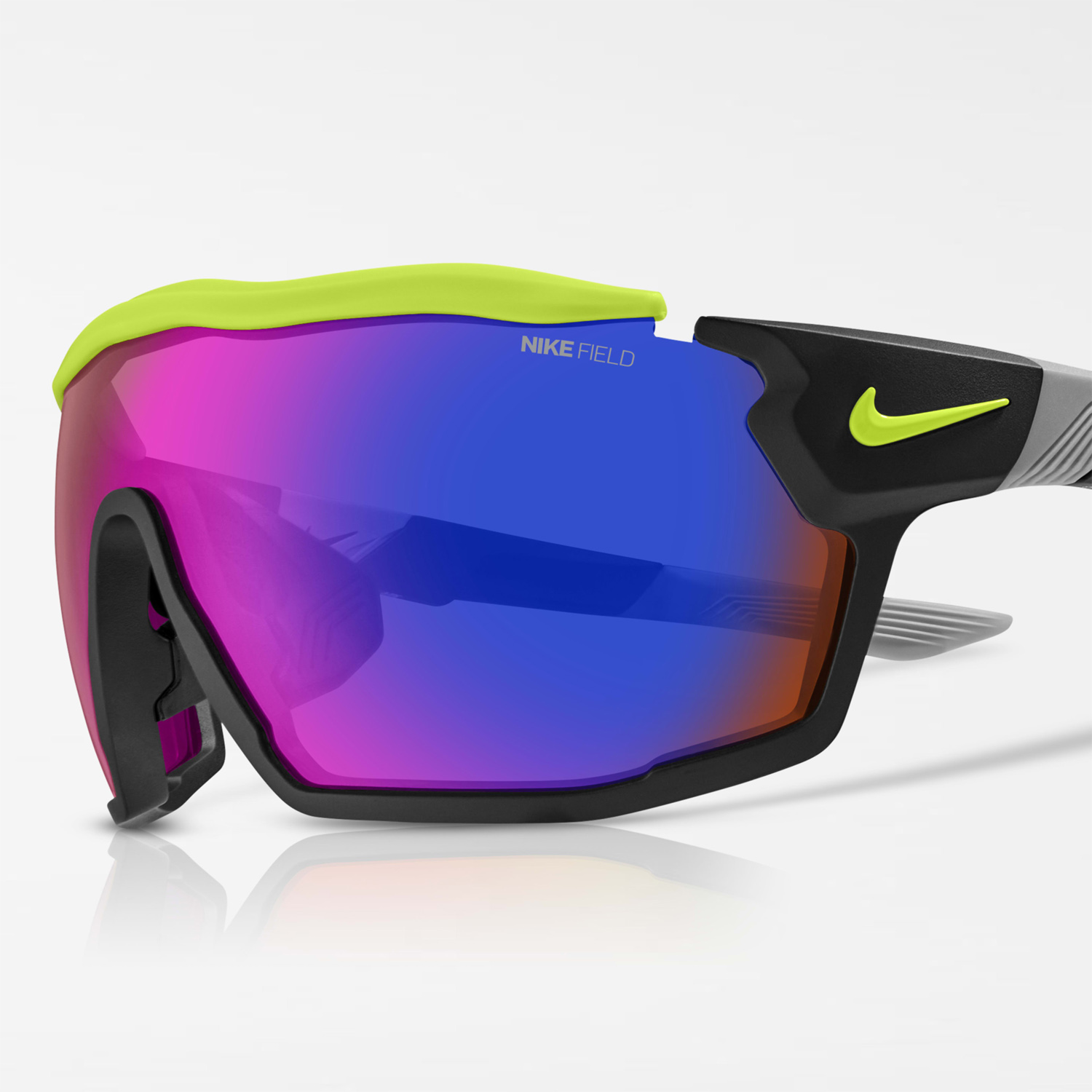 Nike Show X Rush Elite Gafas de sol - Matte Black/Field Tint