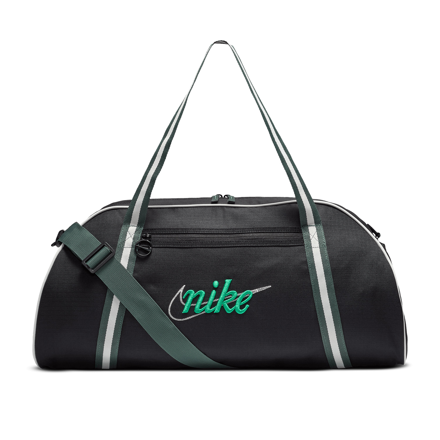 Nike Swoosh Club Duffle - Black/Vintage Green/Stadium Green