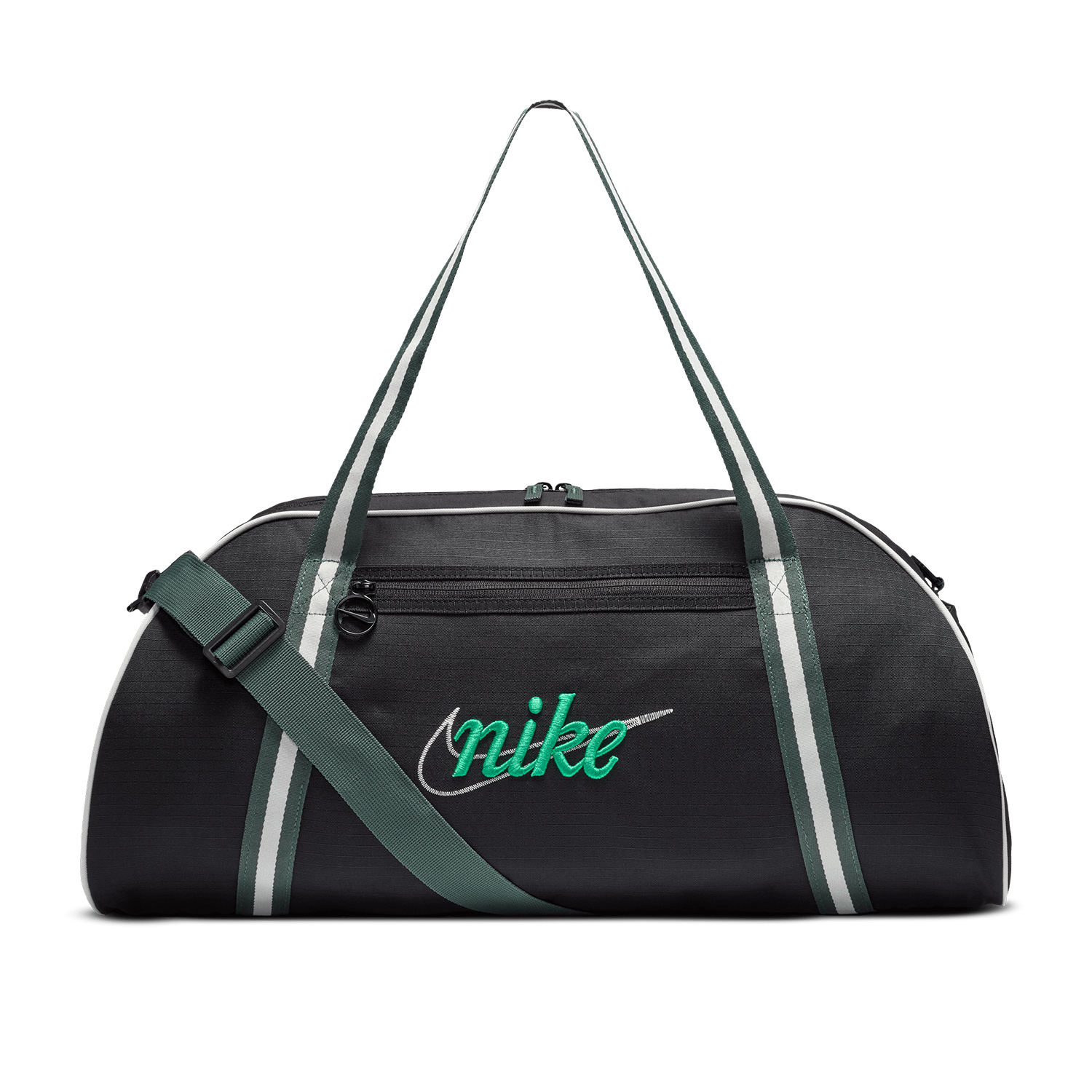 Nike Swoosh Club Bolso - Black/Vintage Green/Stadium Green