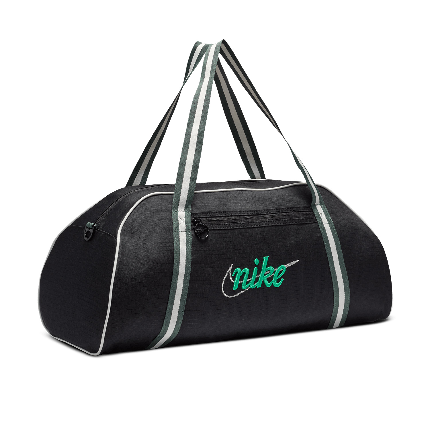 Nike Swoosh Club Duffle - Black/Vintage Green/Stadium Green