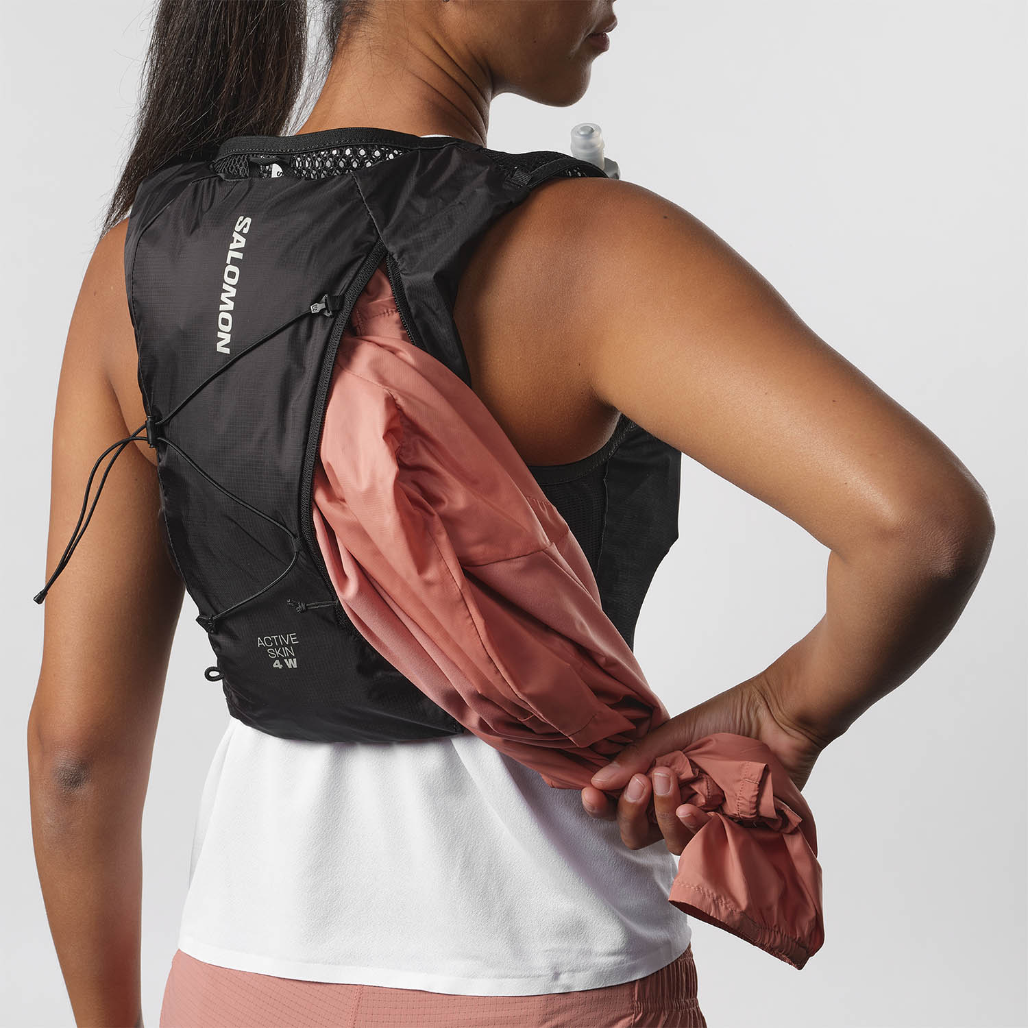 Salomon Active Skin 4 Women Set Backpack - Black