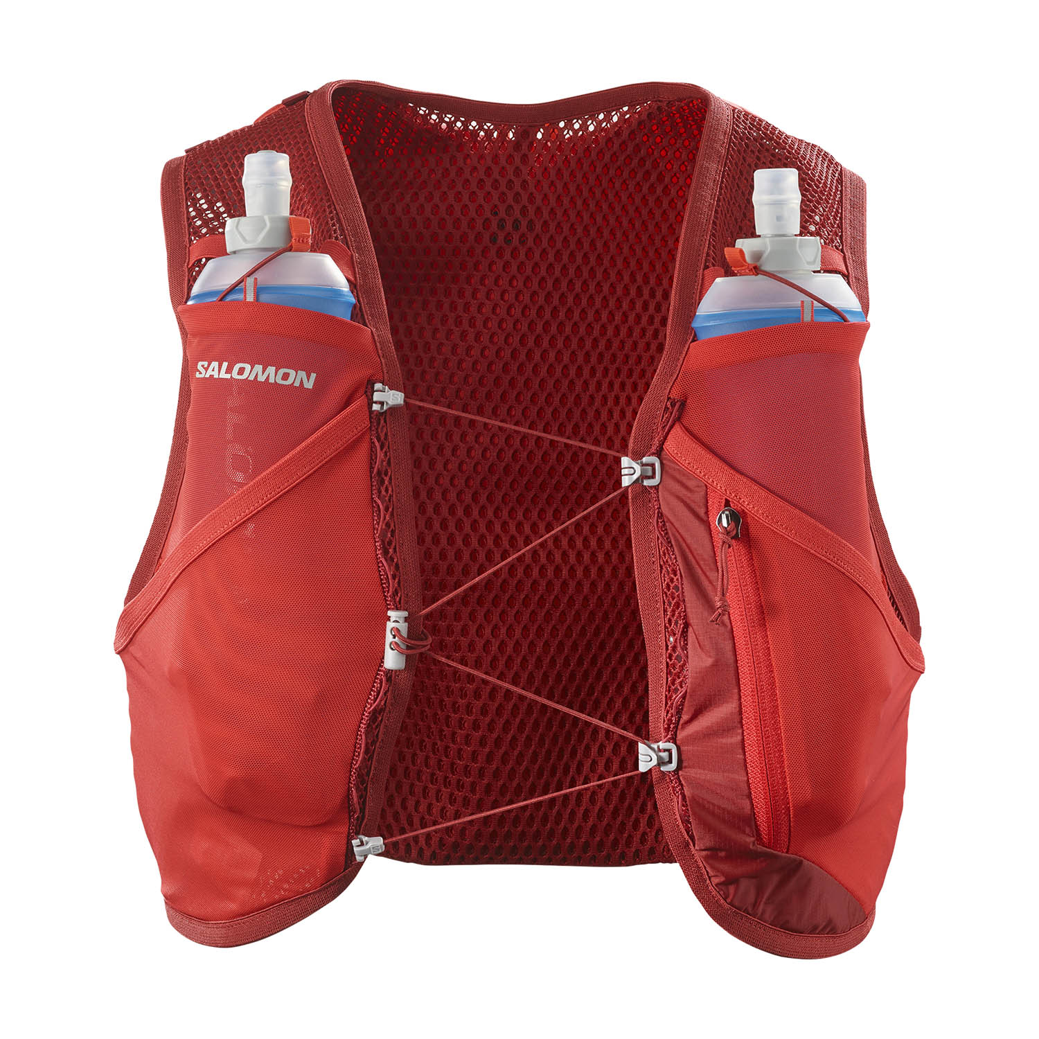 Salomon Active Skin 4 Set Zaino - Red Dahlia/High Risk Red