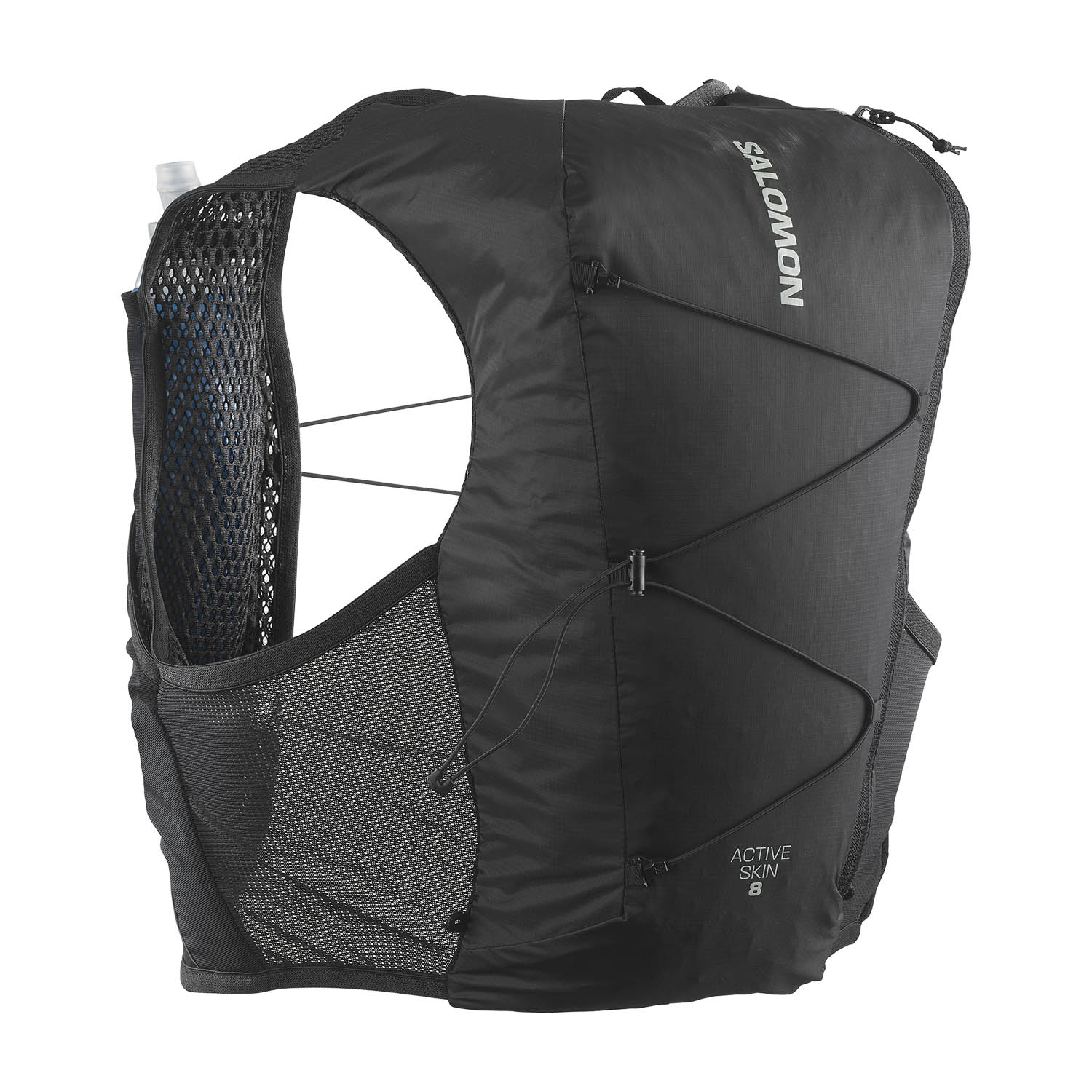 Salomon Active Skin 8 Set Backpack - Black/Metal