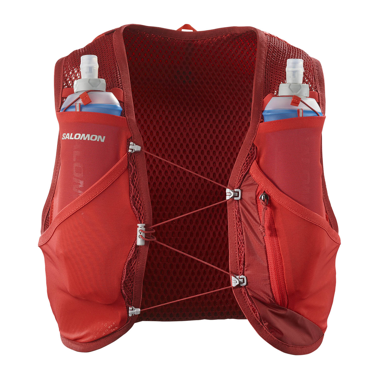 Salomon Active Skin 8 Set Backpack - Red Dahlia/High Risk Red