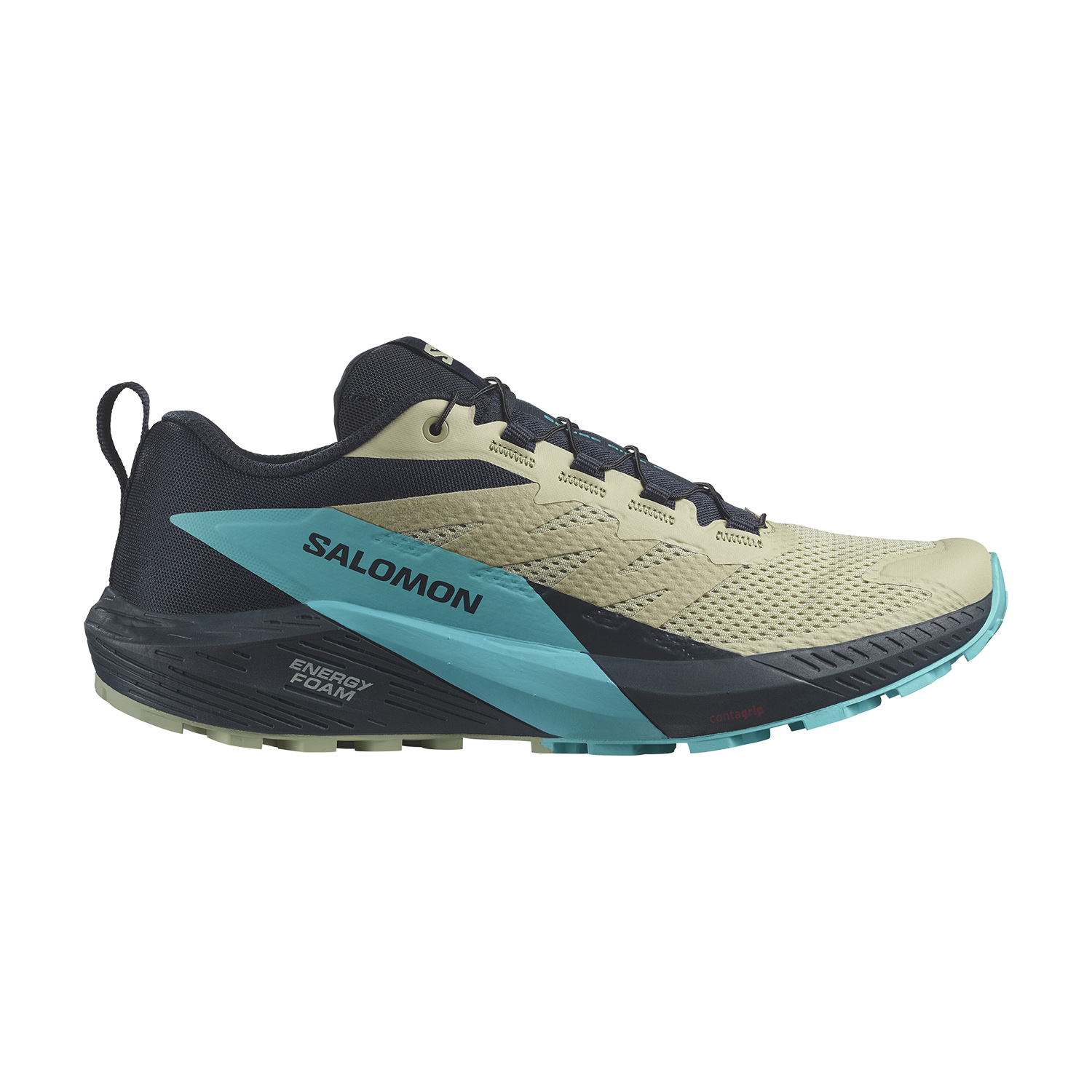 Salomon Sense Ride 5 Zapatillas de Trail Hombre - Alfalfa/Carbon