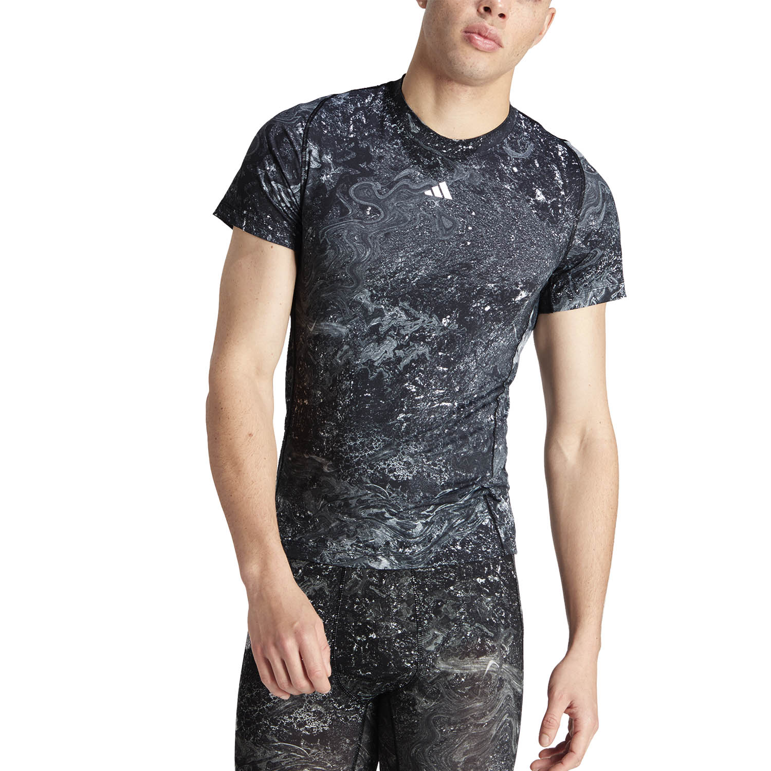 adidas 3S AEROREADY T-Shirt - Black/Silpeb