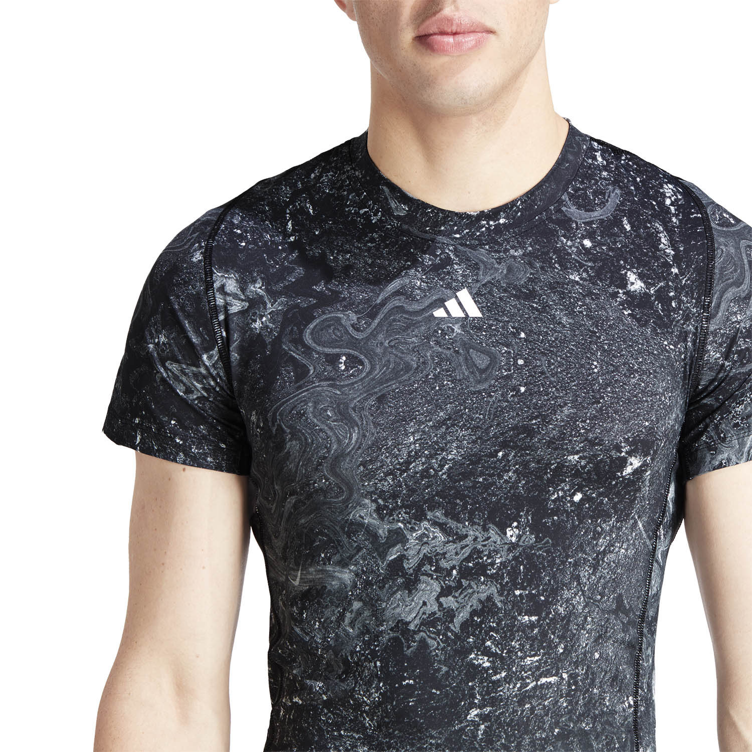 adidas 3S AEROREADY T-Shirt - Black/Silpeb