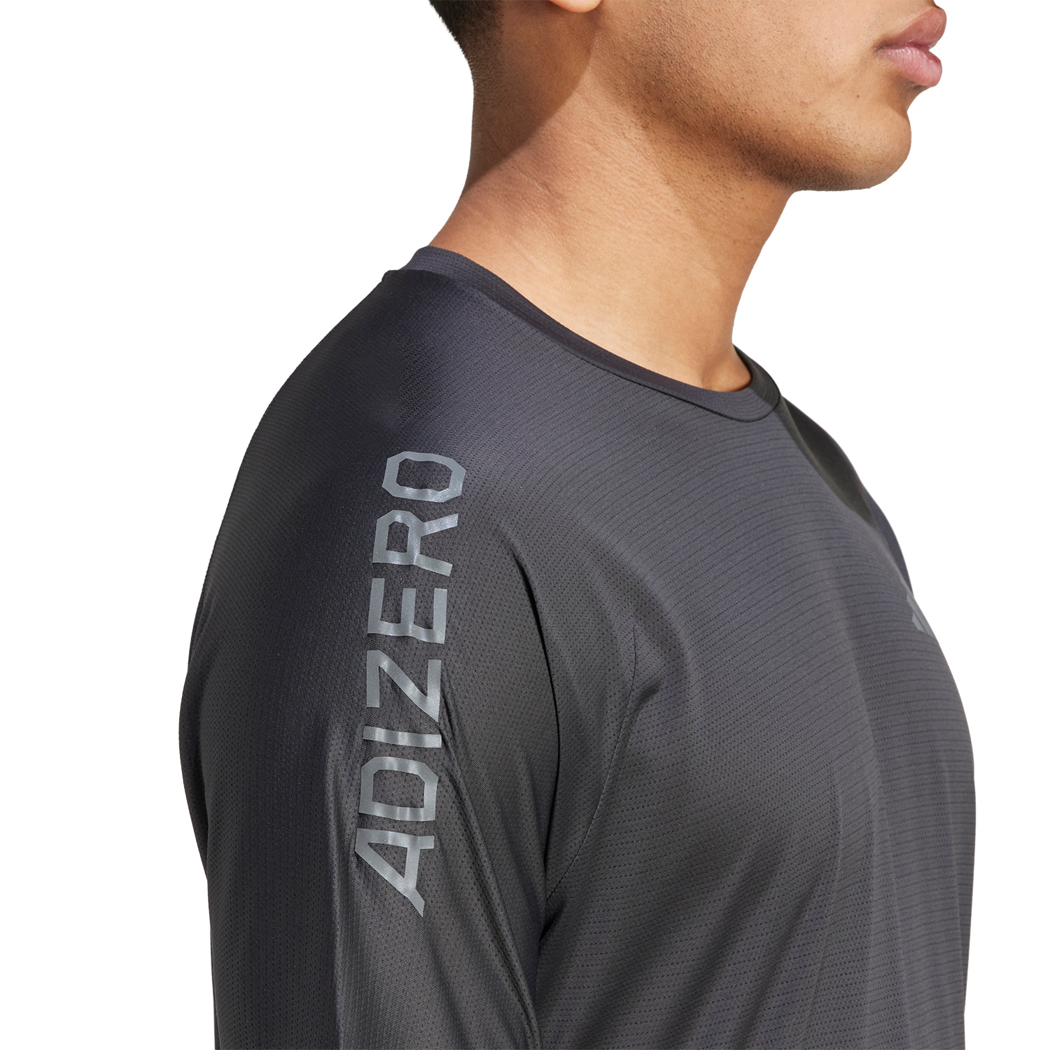 adidas Adizero Heat.RDY Camiseta - Black/Grey Six