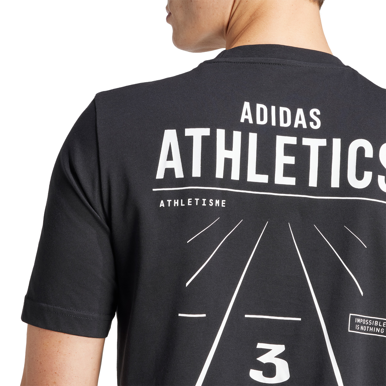 adidas Athlete T-Shirt - Black