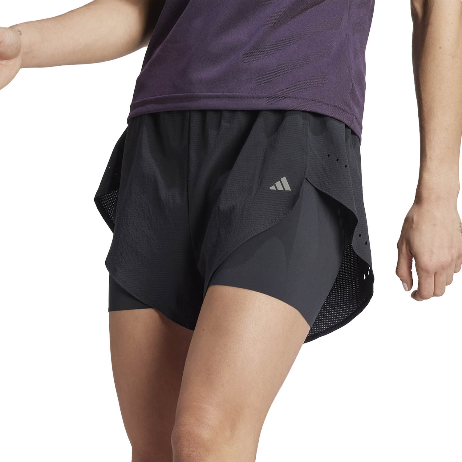adidas D4T HIIT 2 in 1 2in Shorts - Black