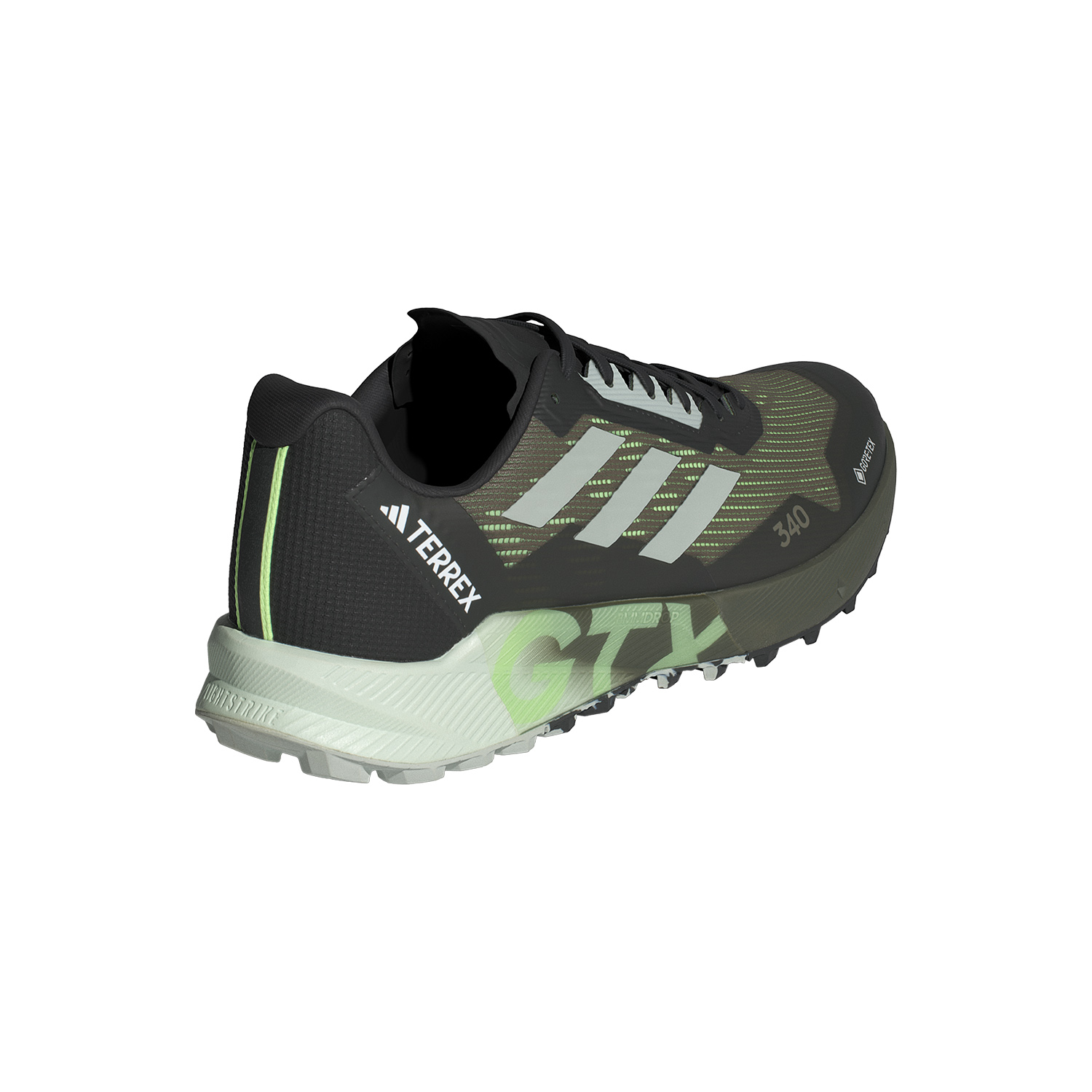 adidas Terrex Agravic Flow 2 GTX - Olive Strata/Wonder Silver/Green Spark