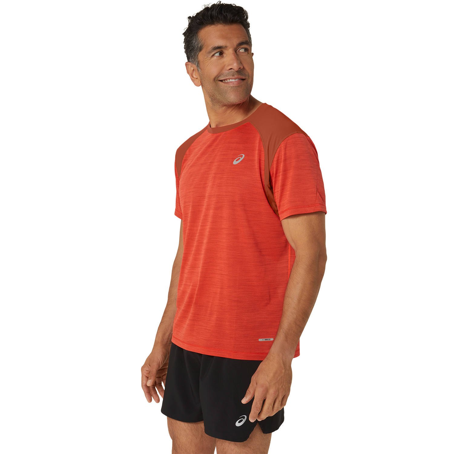 Asics Road Camiseta - True Red/Spice Latte